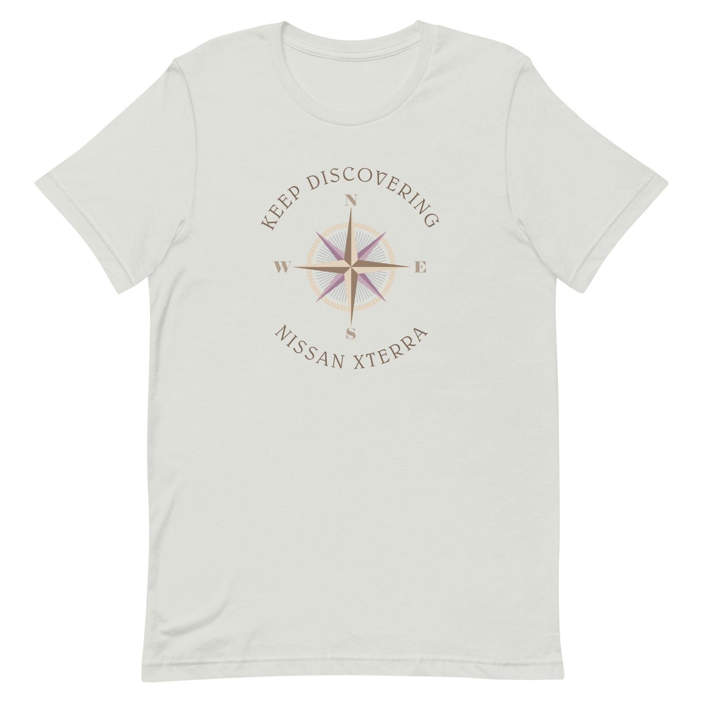 Keep Discovering: Nissan Xterra - Unisex t-shirt in silver