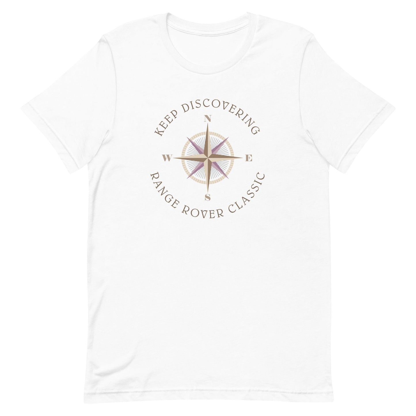 Keep Discovering: Range Rover Classic - Unisex t-shirt in white