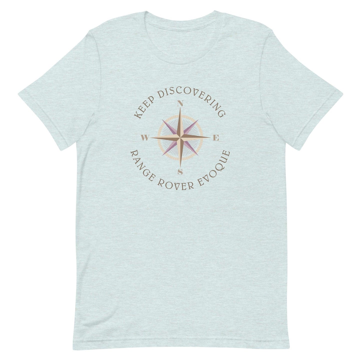 Keep Discovering: Range Rover Evoque - Unisex t-shirt in heather prism ice blue