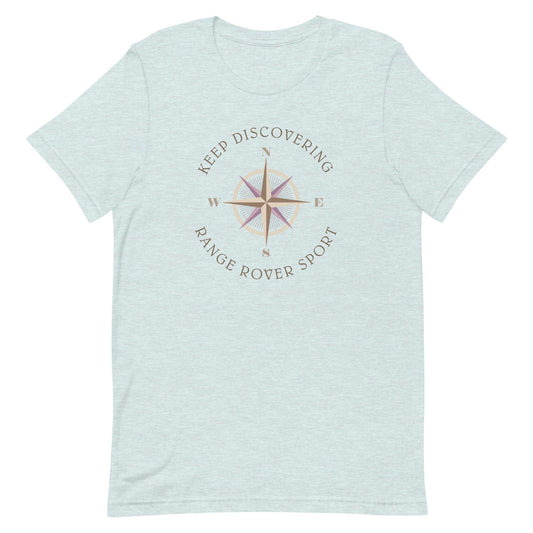 Keep Discovering: Range Rover Sport - Unisex t-shirt in heather prism ice blue