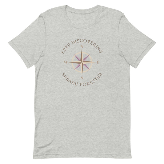 Keep Discovering: Subaru Forester - Unisex t-shirt in athletic heather