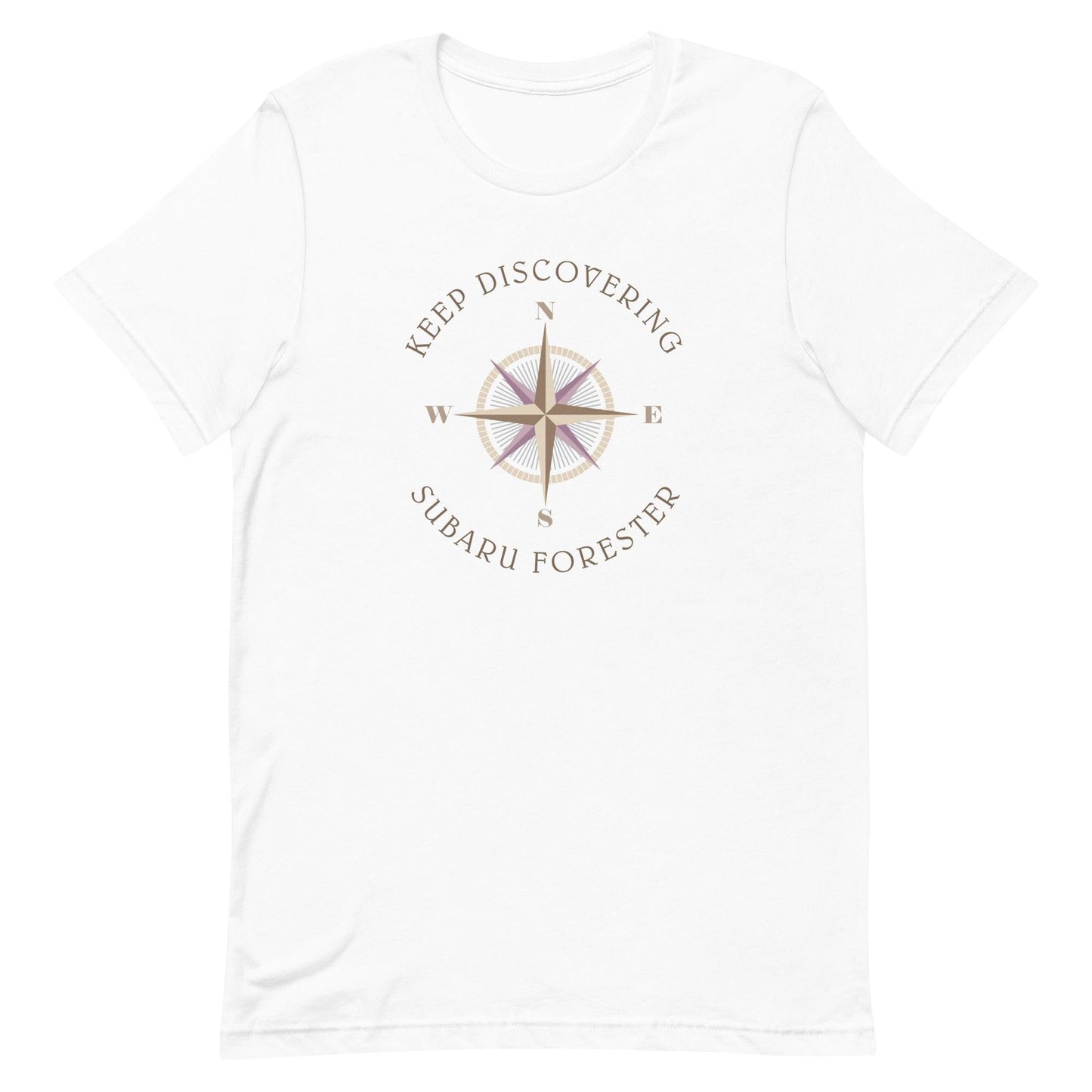 Keep Discovering: Subaru Forester - Unisex t-shirt in white