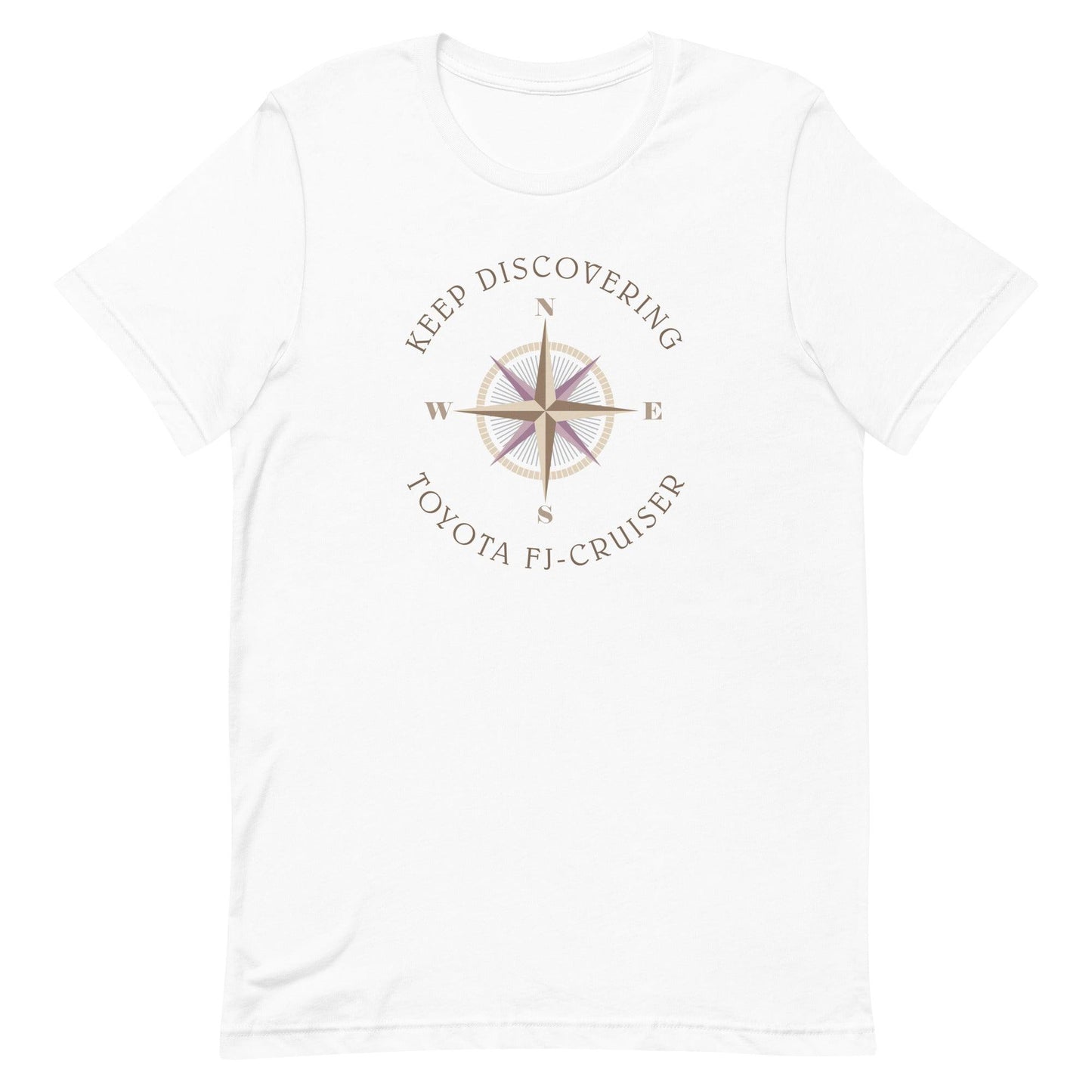 Keep Discovering: Toyota FJ Cruiser - Unisex t-shirt in white