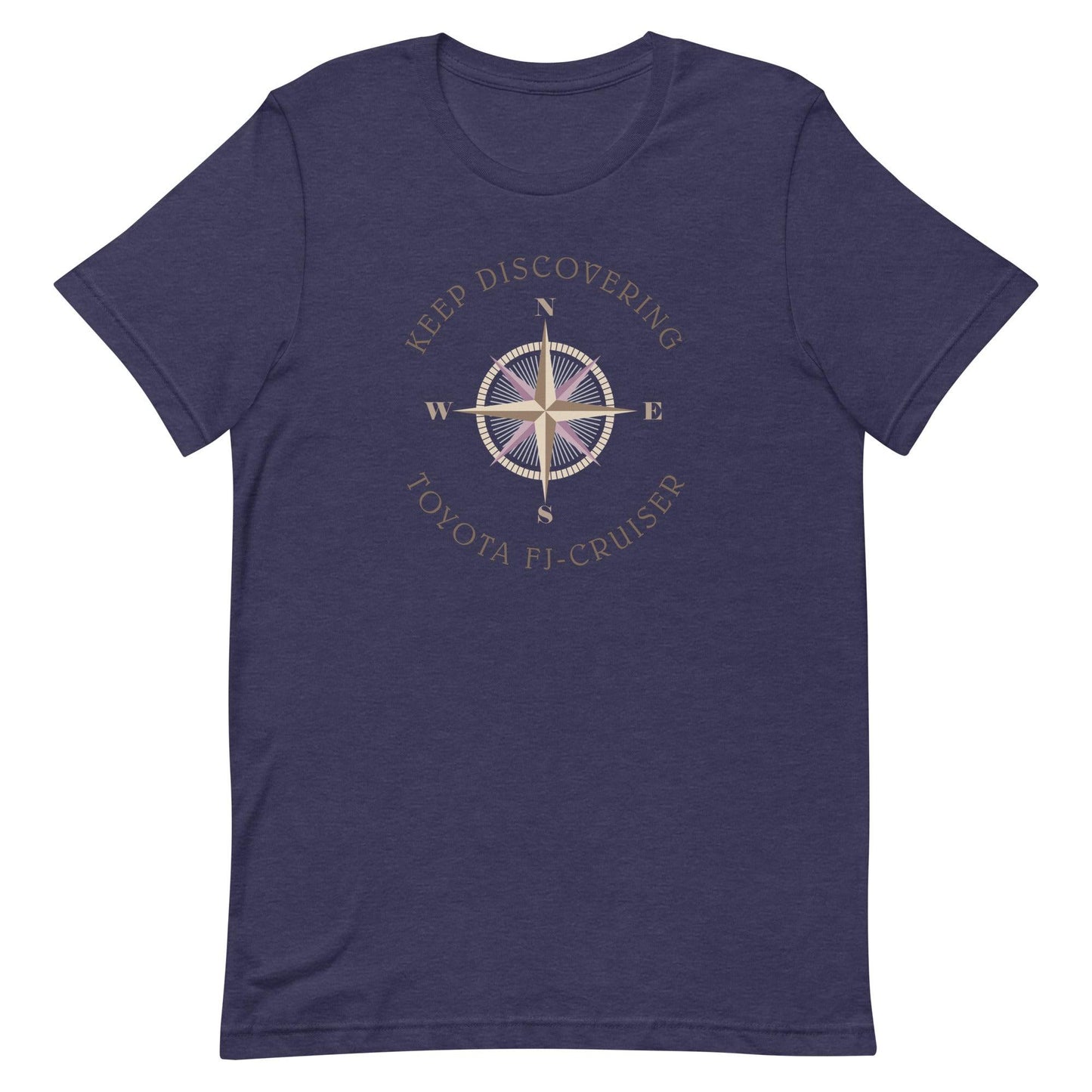 Keep Discovering: Toyota FJ Cruiser - Unisex t-shirt in heather midnight navy