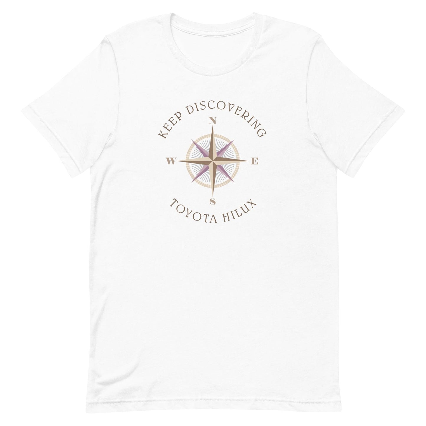 Keep Discovering: Toyota Hilux - Unisex t-shirt in white