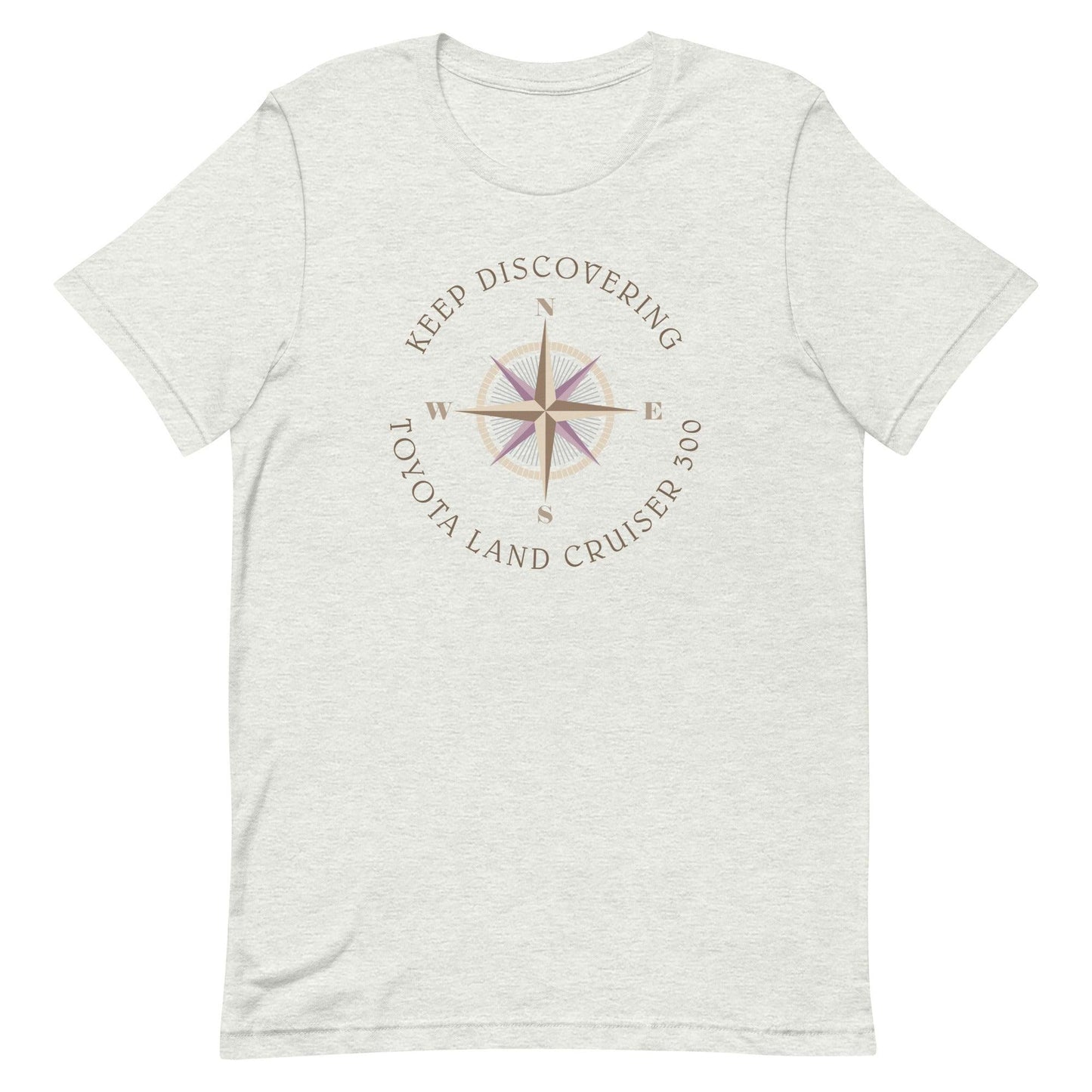 Keep Discovering: Toyota Land Cruiser 300 - Unisex t-shirt in ash