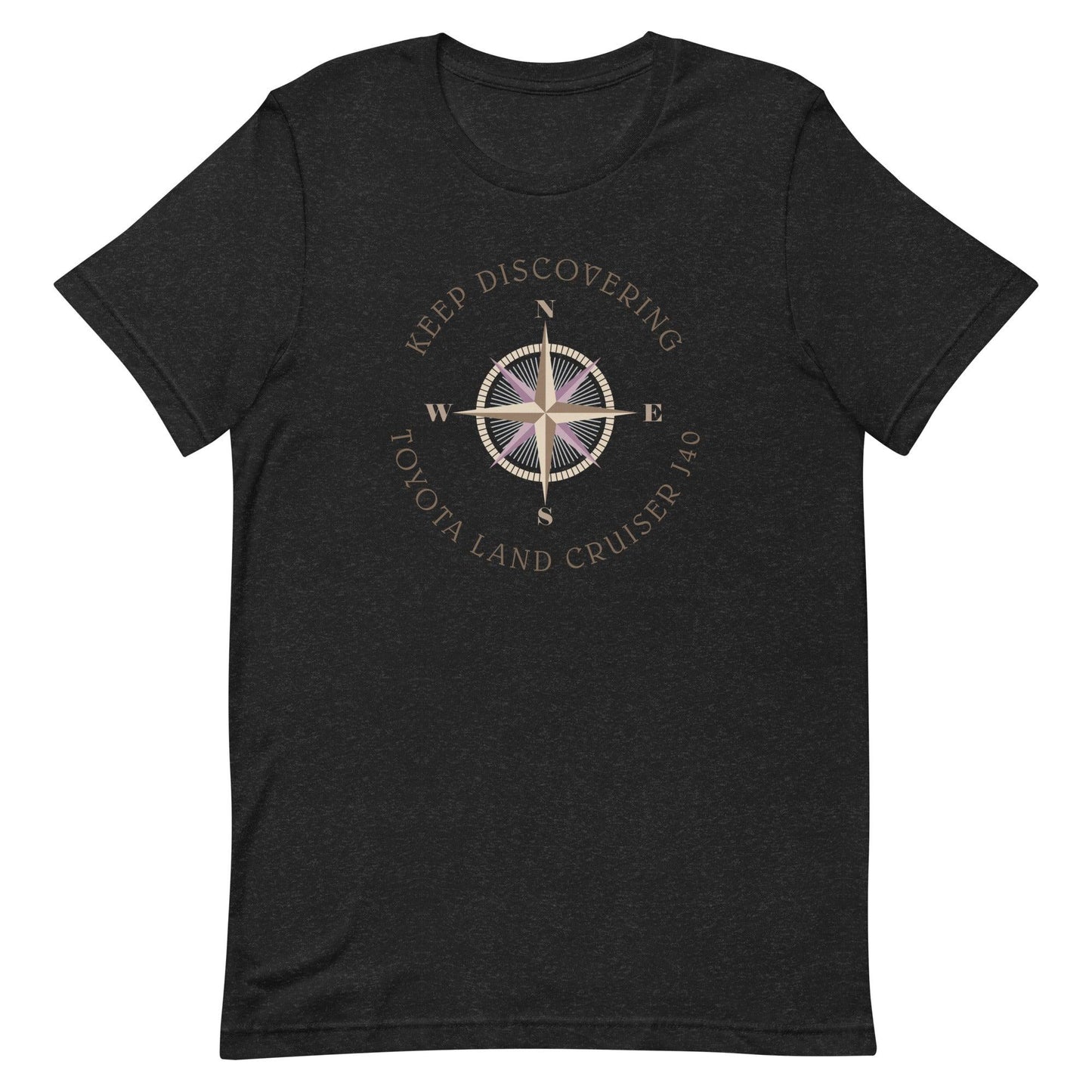 Keep Discovering: Toyota Land Cruiser J40 - Unisex t-shirt in black heather