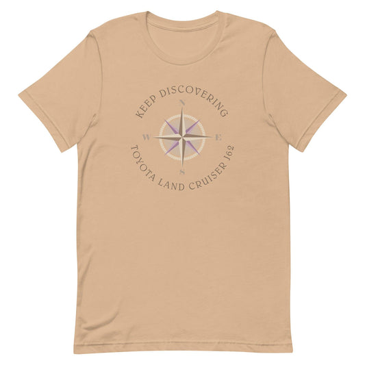 Keep Discovering: Toyota Land Cruiser J62 - Unisex t-shirt in tan