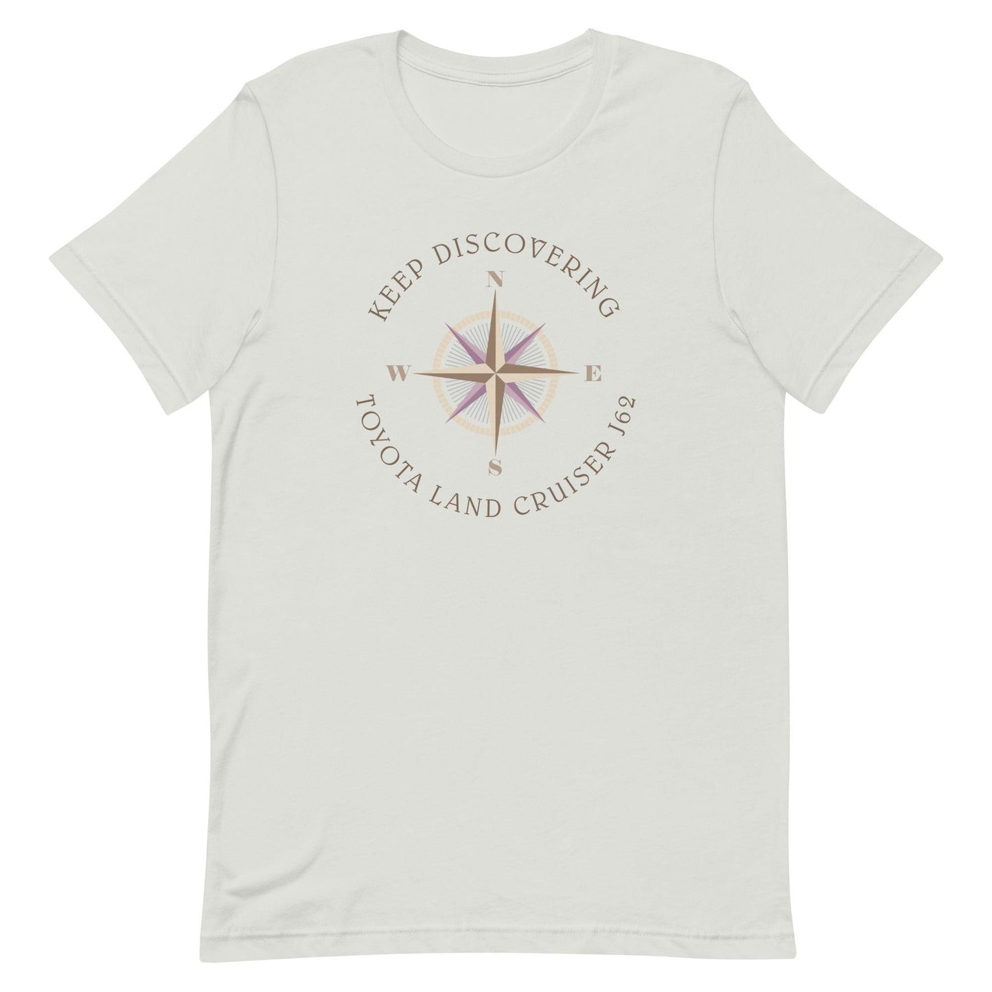 Keep Discovering: Toyota Land Cruiser J62 - Unisex t-shirt in silver