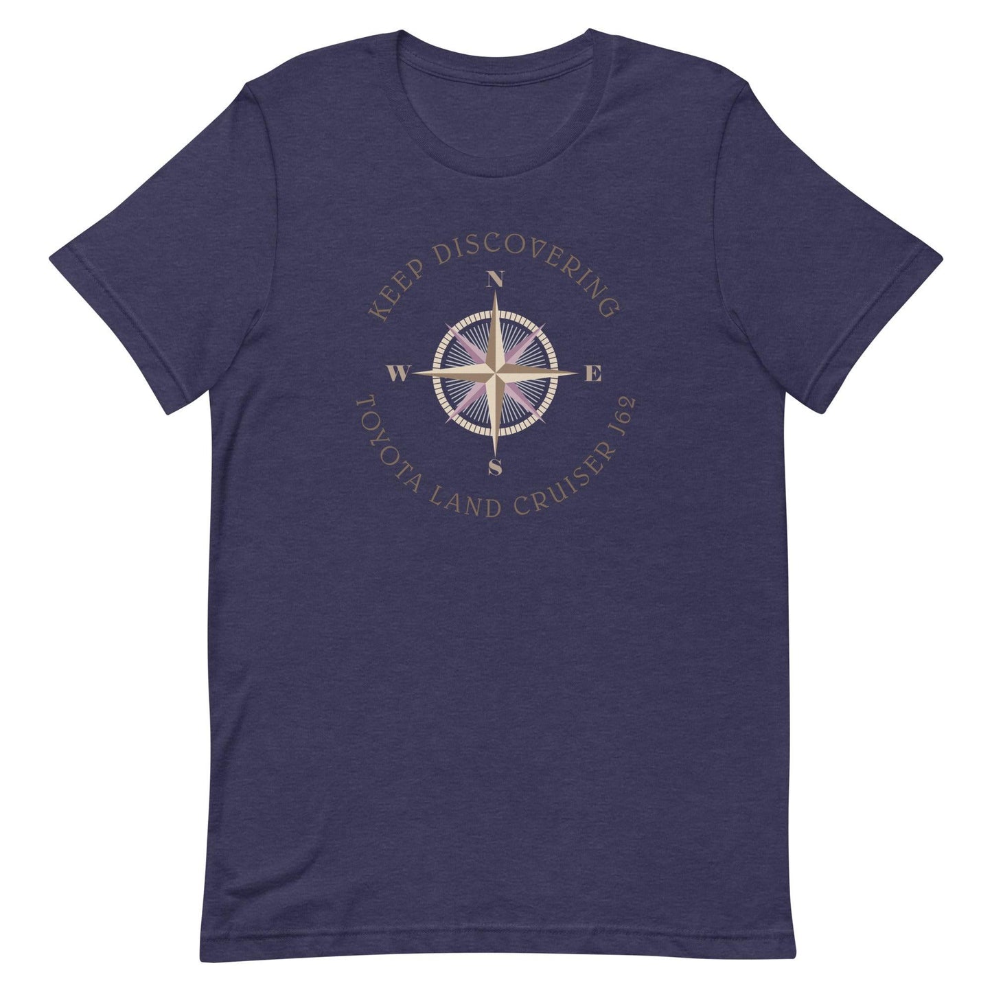 Keep Discovering: Toyota Land Cruiser J62 - Unisex t-shirt in heather midnight navy