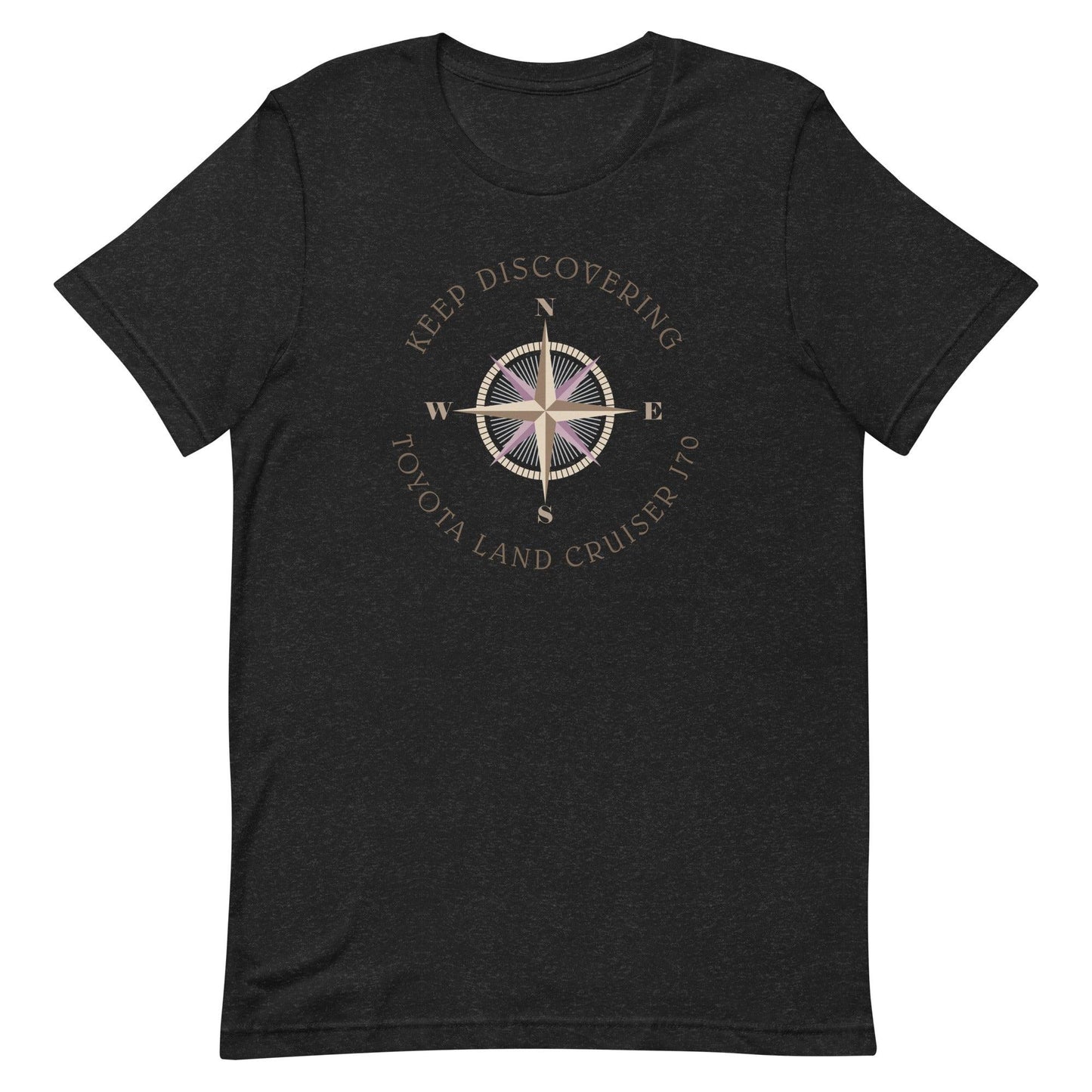 Keep Discovering: Toyota Land Cruiser J70 - Unisex t-shirt in black heather