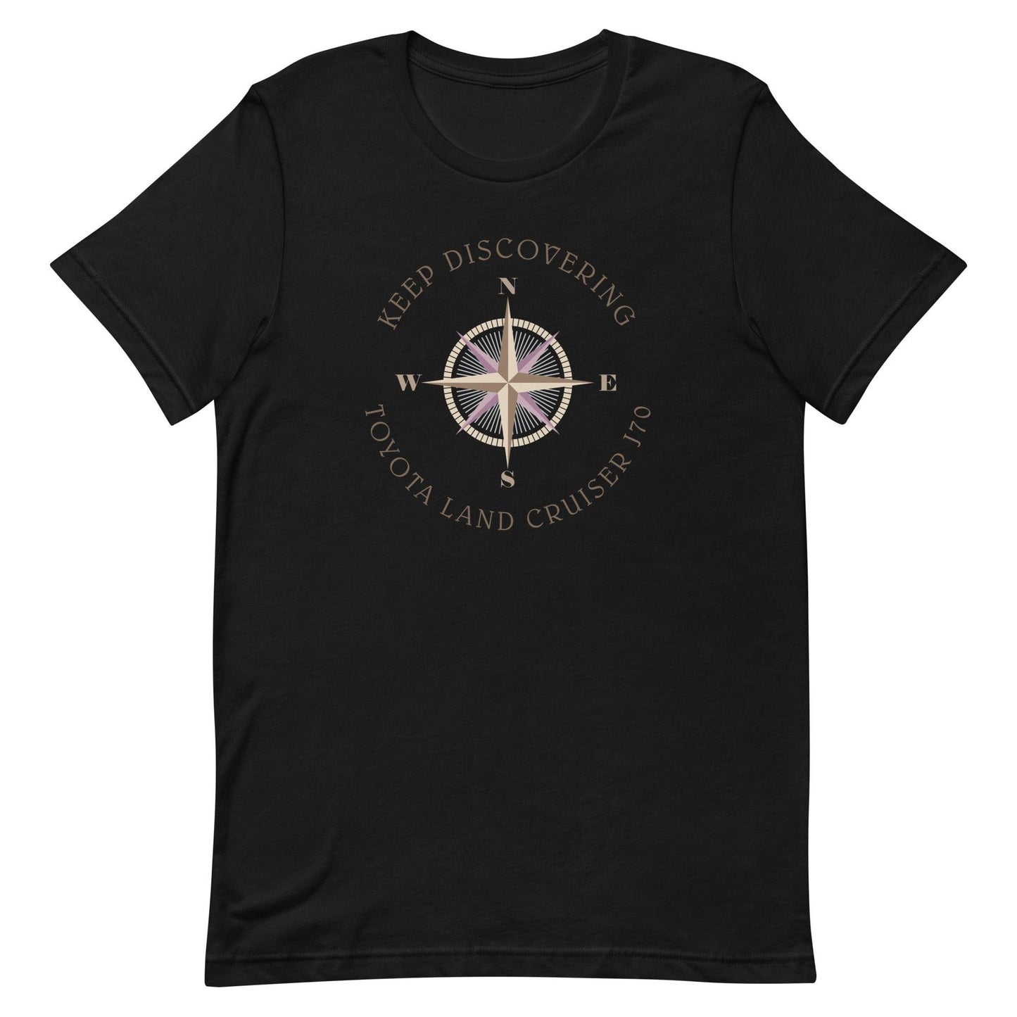 Keep Discovering: Toyota Land Cruiser J70 - Unisex t-shirt in black