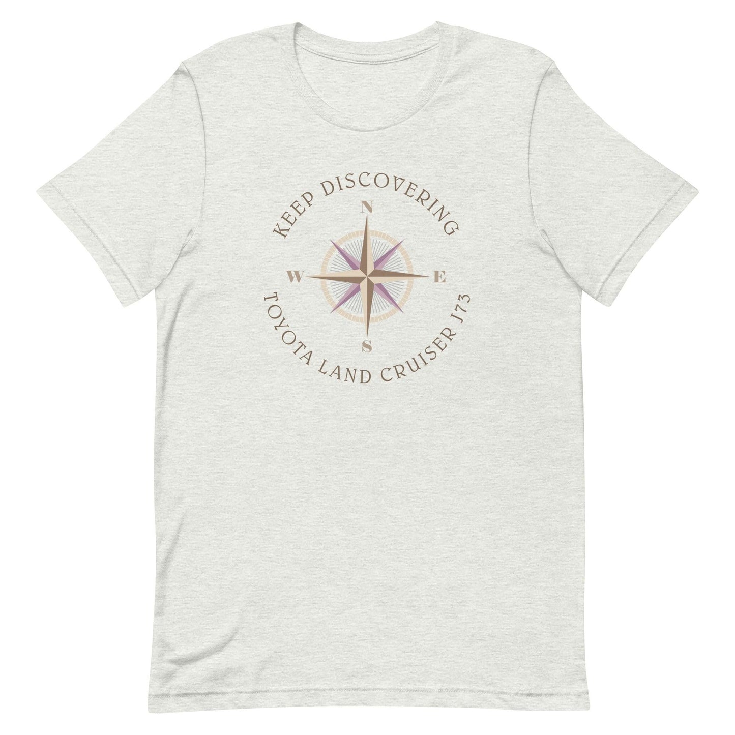 Keep Discovering: Toyota Land Cruiser J73 - Unisex t-shirt in ash