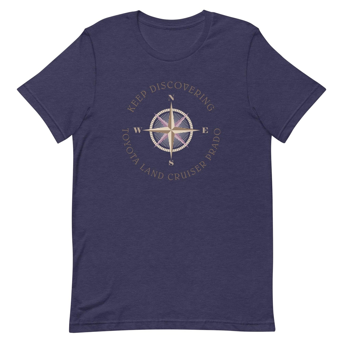 Keep Discovering: Toyota Land Cruiser Prado - Unisex t-shirt in heather midnight navy