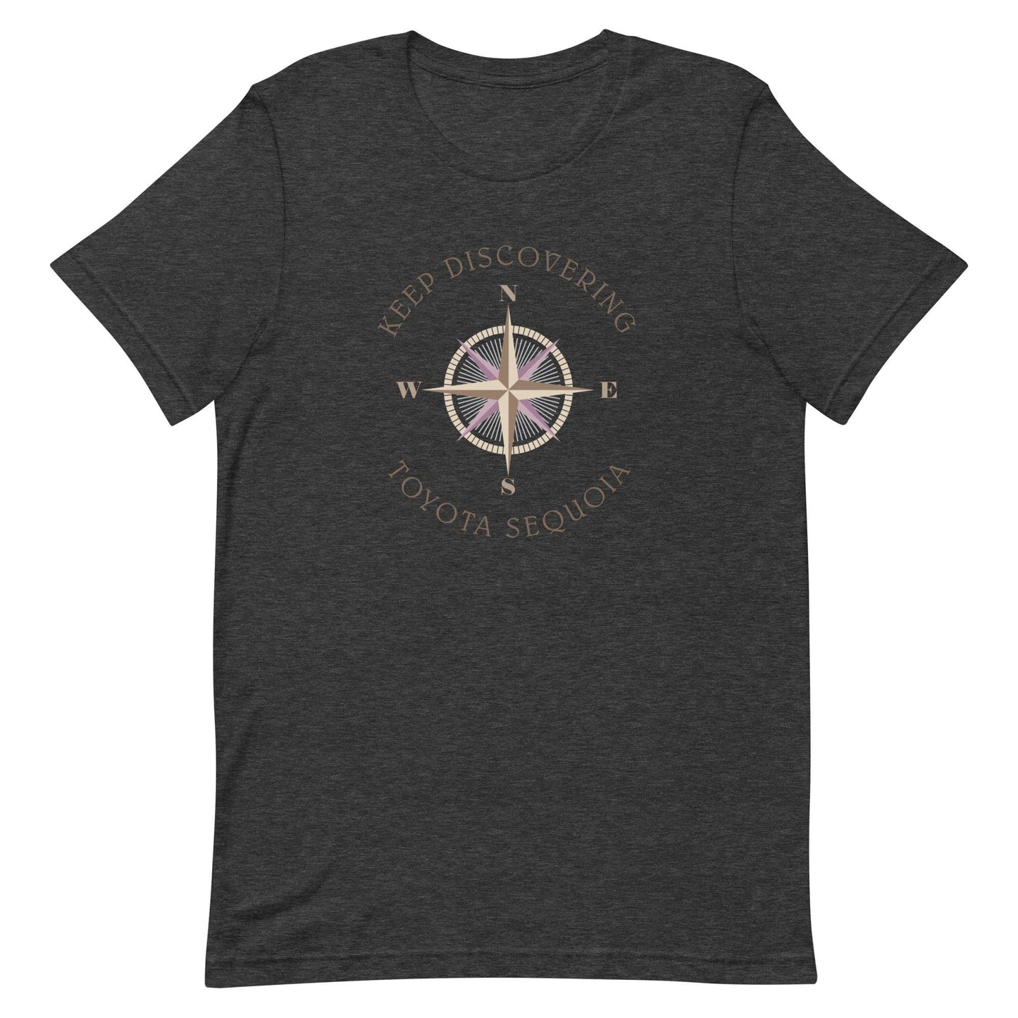 Keep Discovering: Toyota Sequoia - Unisex t-shirt in dark grey heather