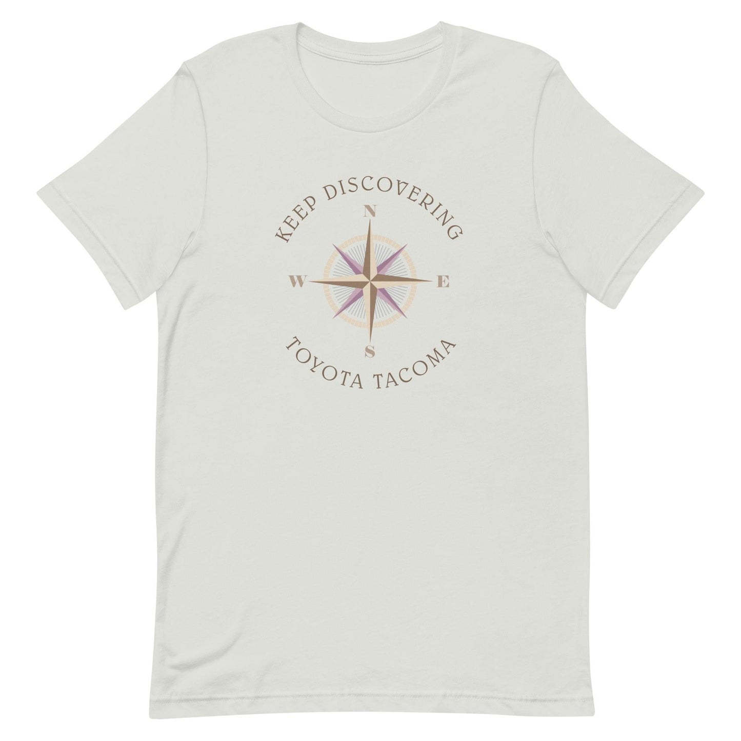 Keep Discovering: Toyota Tacoma - Unisex t-shirt in silver