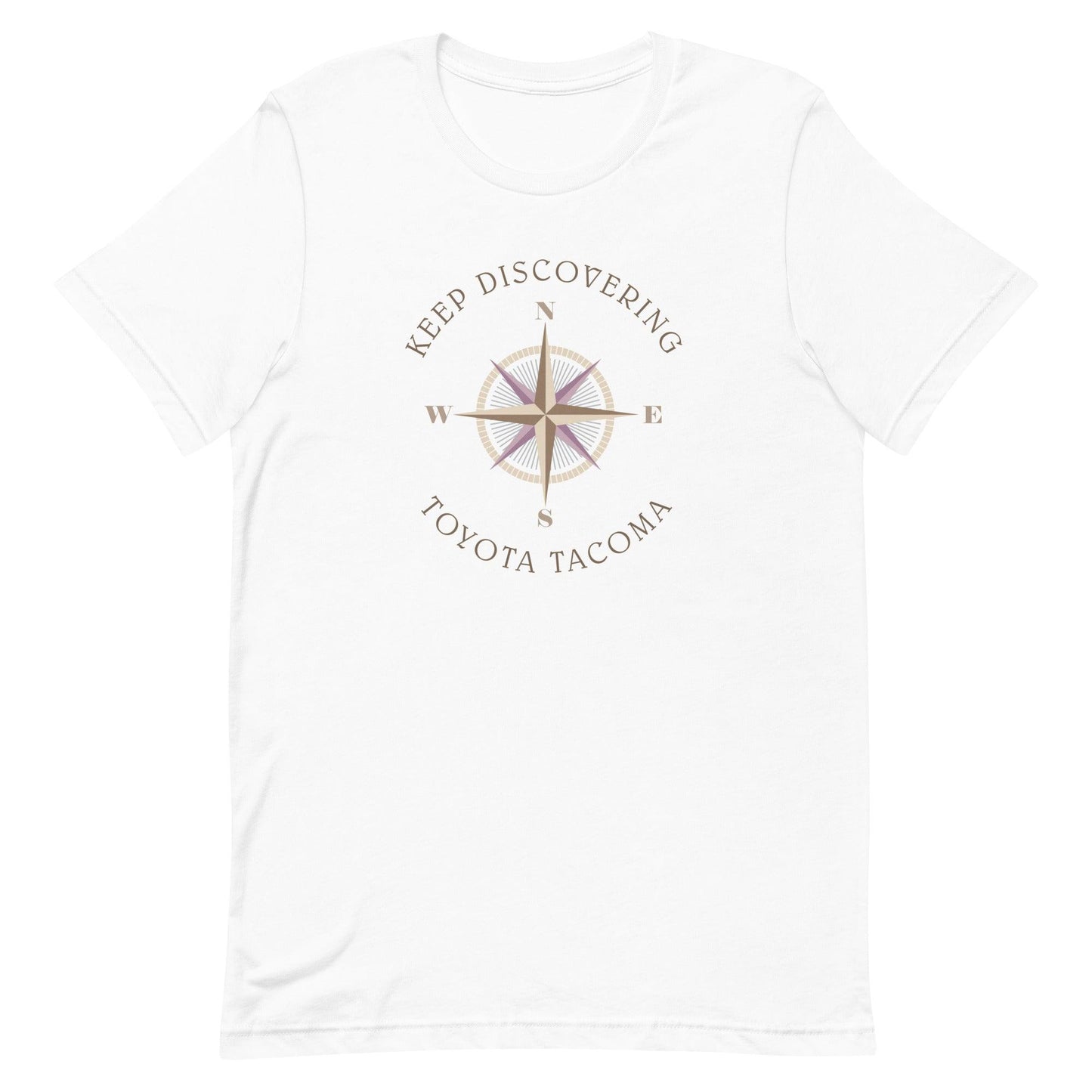 Keep Discovering: Toyota Tacoma - Unisex t-shirt in white