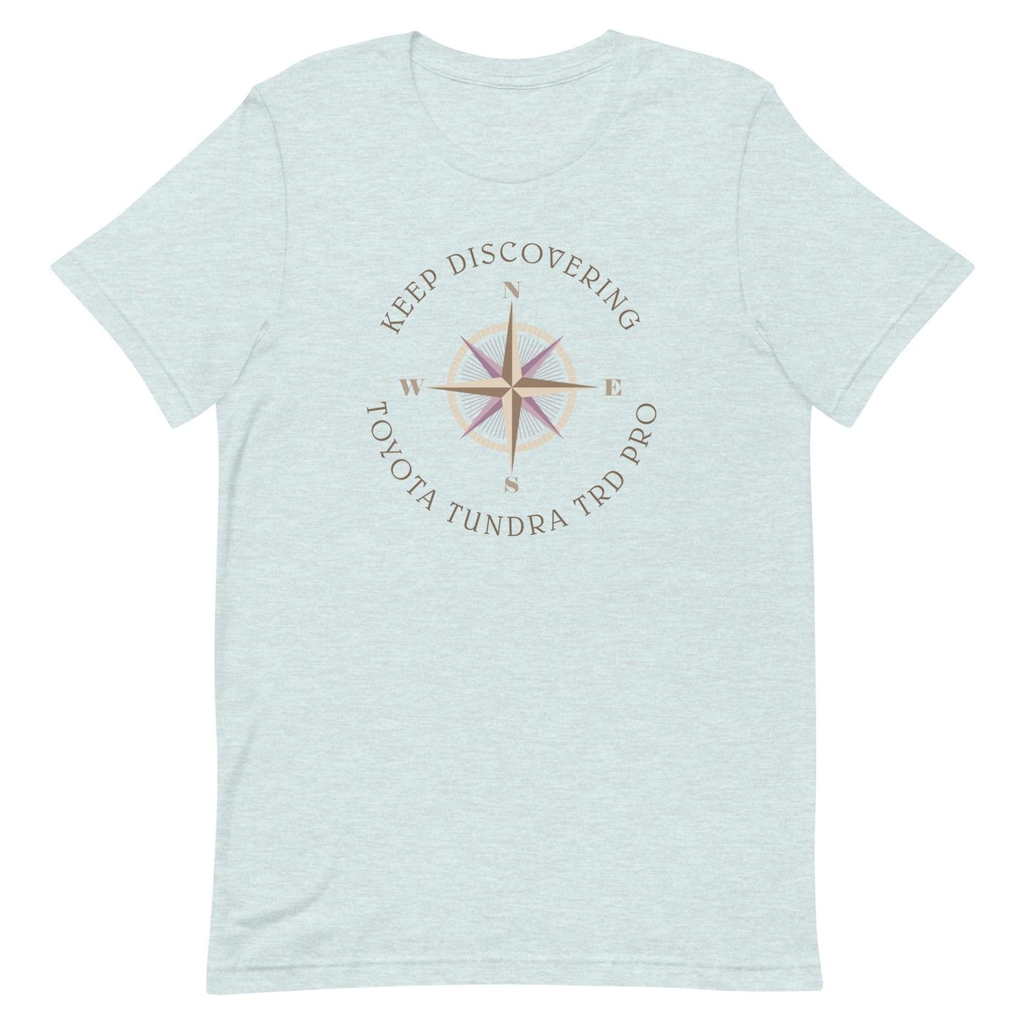 Keep Discovering: Toyota Tundra TRD Pro - Unisex t-shirt in heather prism ice blue