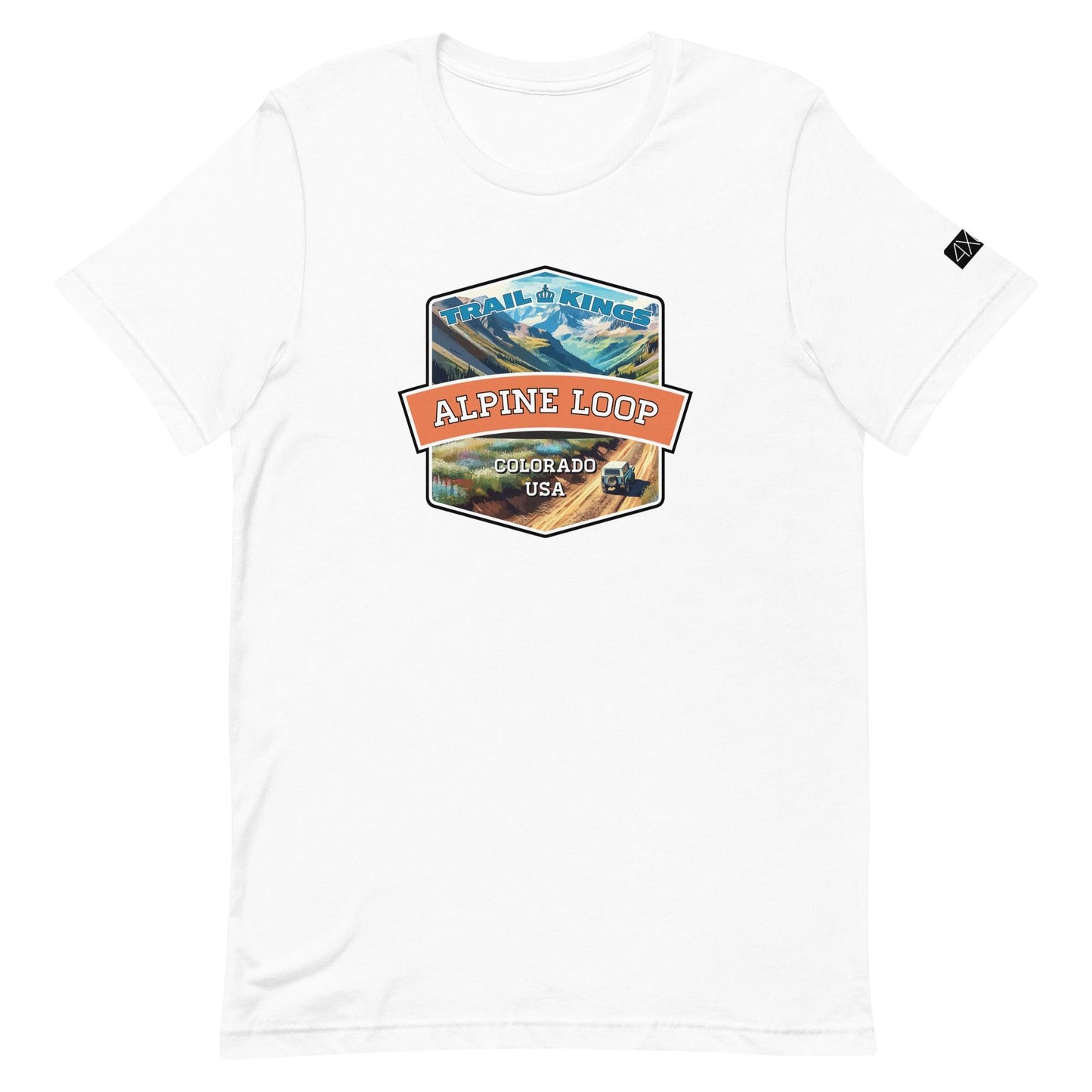 Trail Kings: Alpine Loop - Unisex t-shirt in white