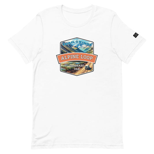 Trail Kings: Alpine Loop - Unisex t-shirt in white