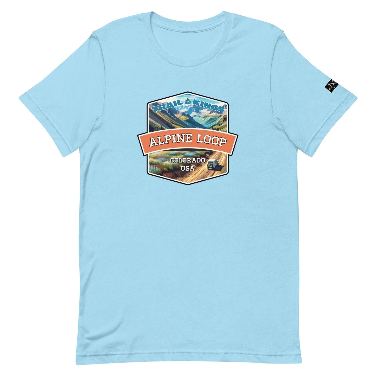 Trail Kings: Alpine Loop - Unisex t-shirt in ocean blue