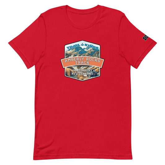 Trail Kings: Amberly Rocks Track - Unisex t-shirt in red