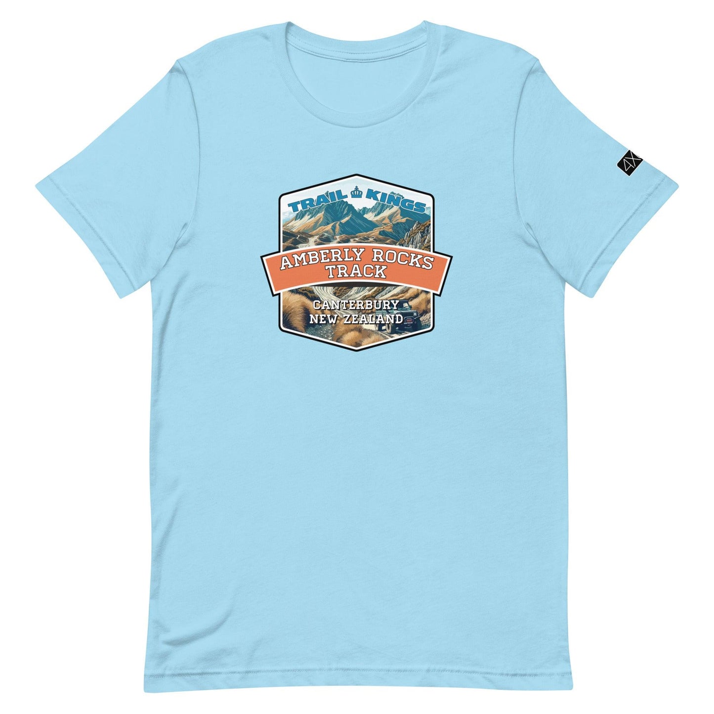 Trail Kings: Amberly Rocks Track - Unisex t-shirt in ocean blue