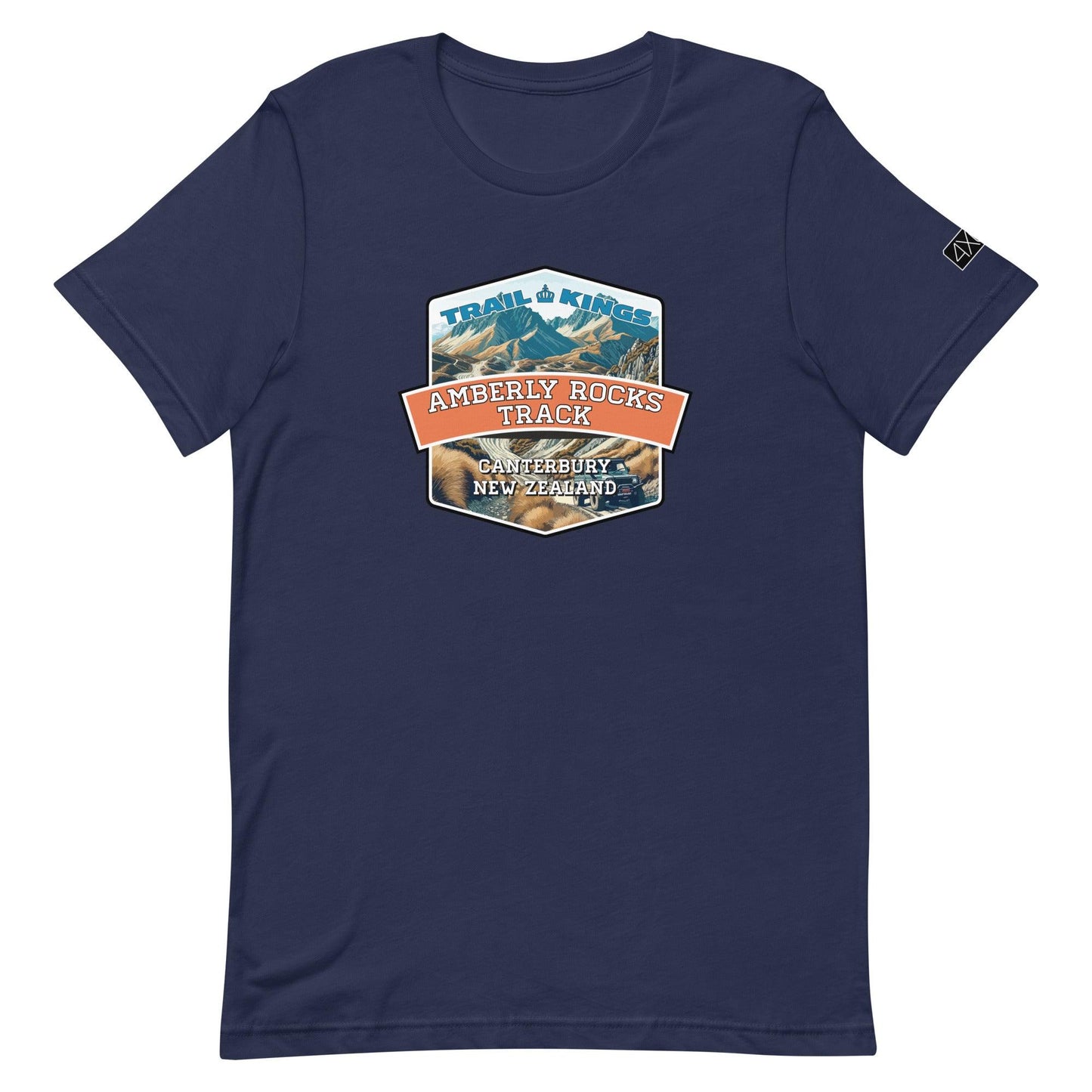 Trail Kings: Amberly Rocks Track - Unisex t-shirt in navy