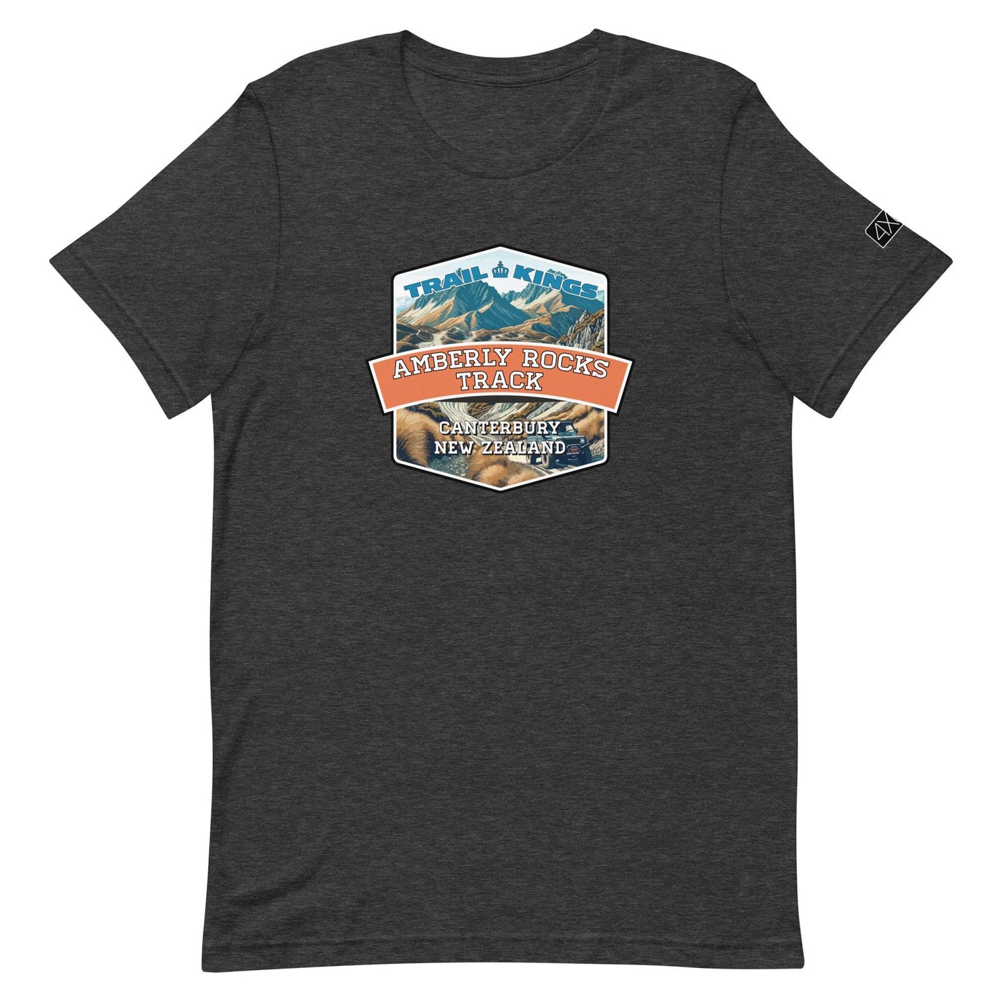 Trail Kings: Amberly Rocks Track - Unisex t-shirt in dark grey heather