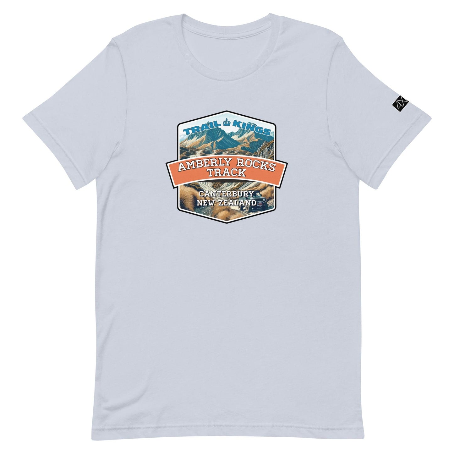 Trail Kings: Amberly Rocks Track - Unisex t-shirt in light blue