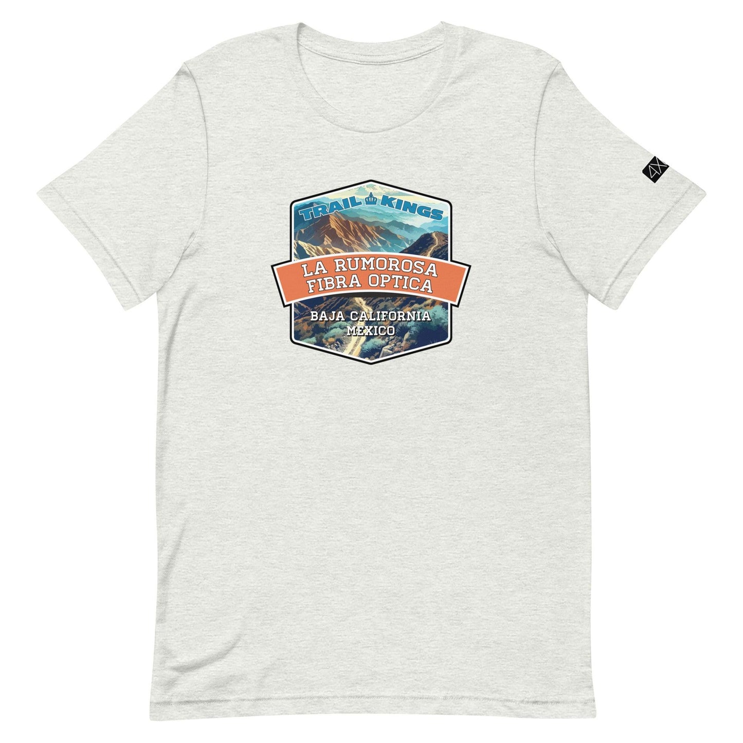 Trail Kings: Ascenso a La Rumorosa Fibra Óptica - Unisex t-shirt in ash