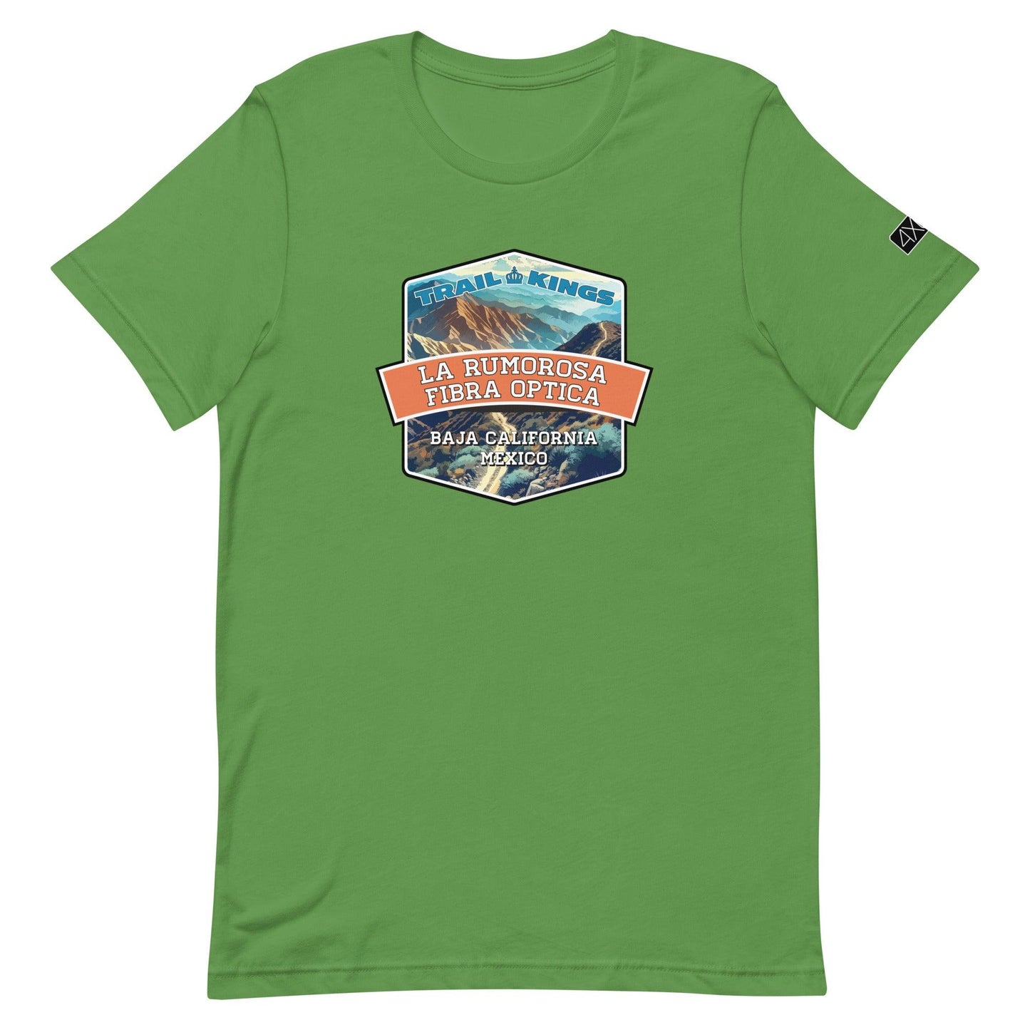 Trail Kings: Ascenso a La Rumorosa Fibra Óptica - Unisex t-shirt in leaf