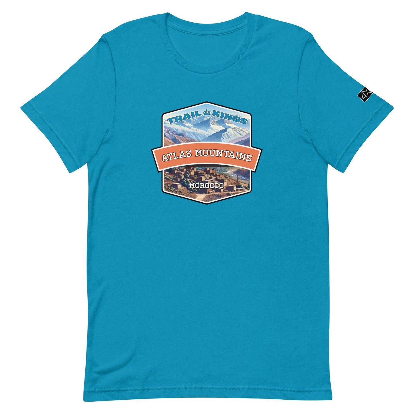 Trail Kings: Atlas Mountains - Unisex t-shirt in aqua