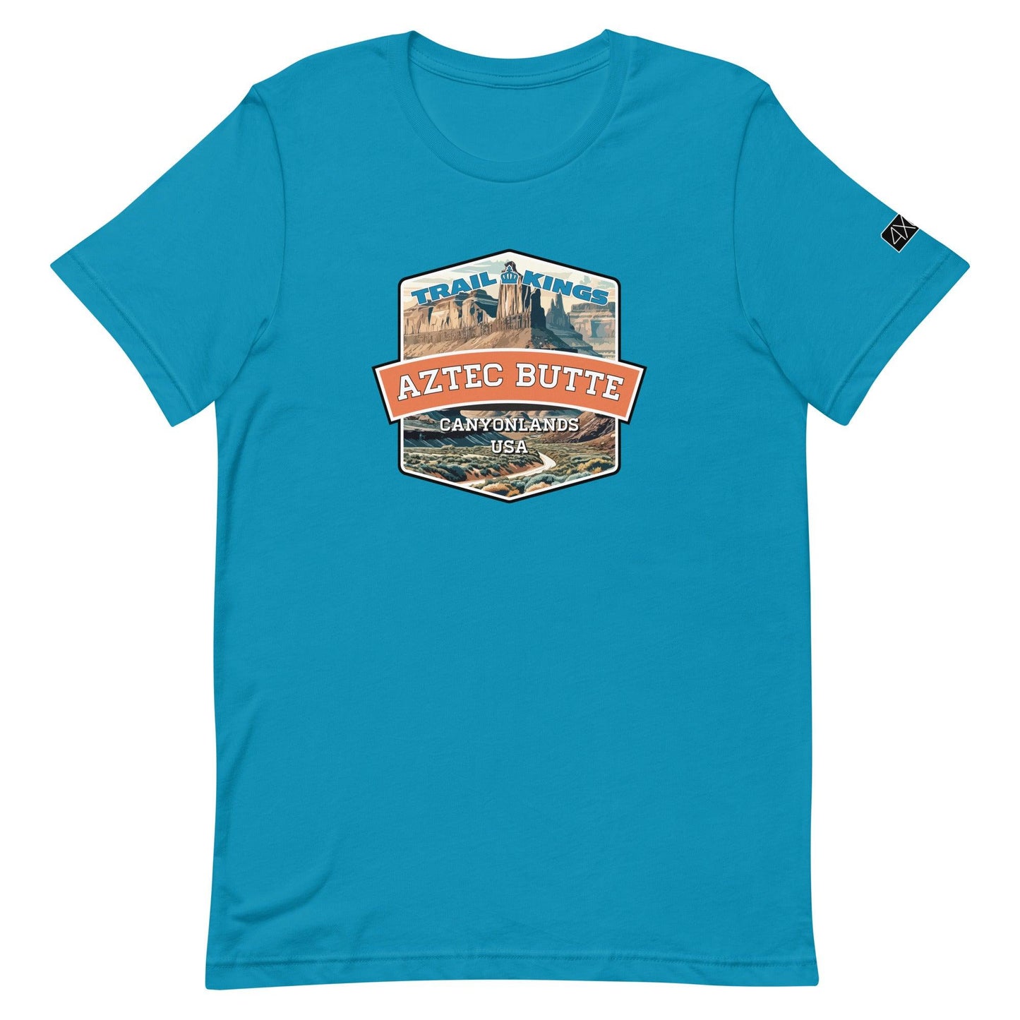 Trail Kings: Aztec Butte - Unisex t-shirt in aqua