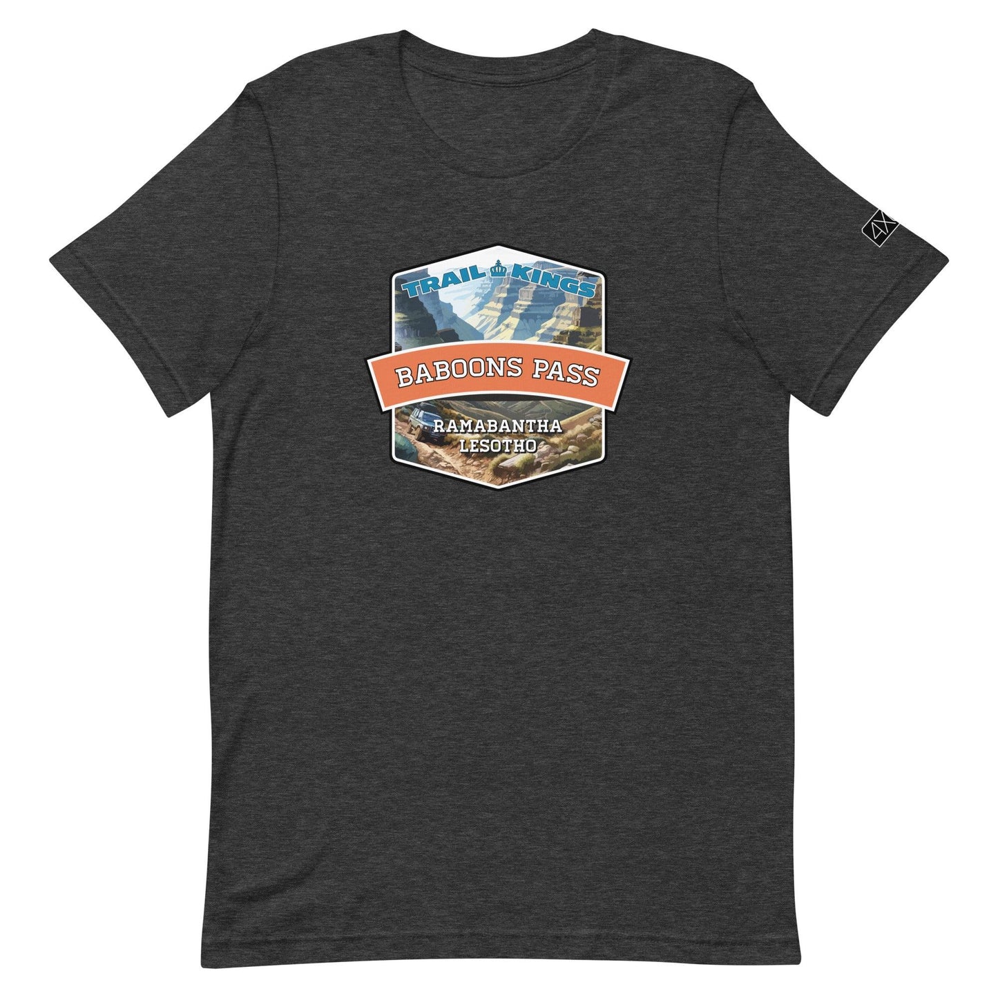 Trail Kings: Baboons Pass - Unisex t-shirt in dark grey heather