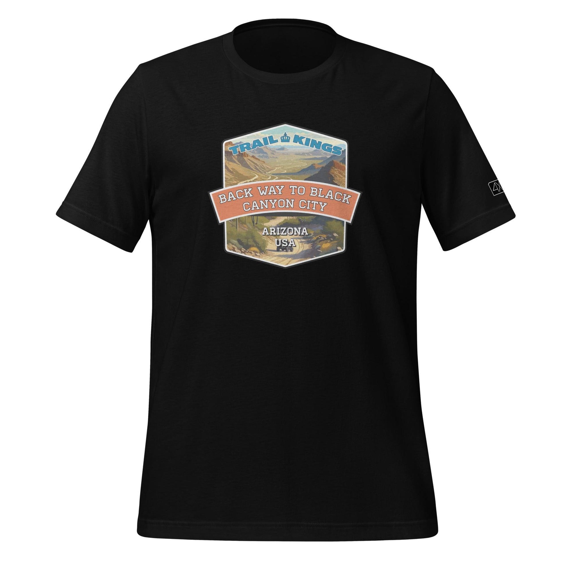 Trail Kings: Back Way to Black Canyon City - Unisex t-shirt | 4XOD