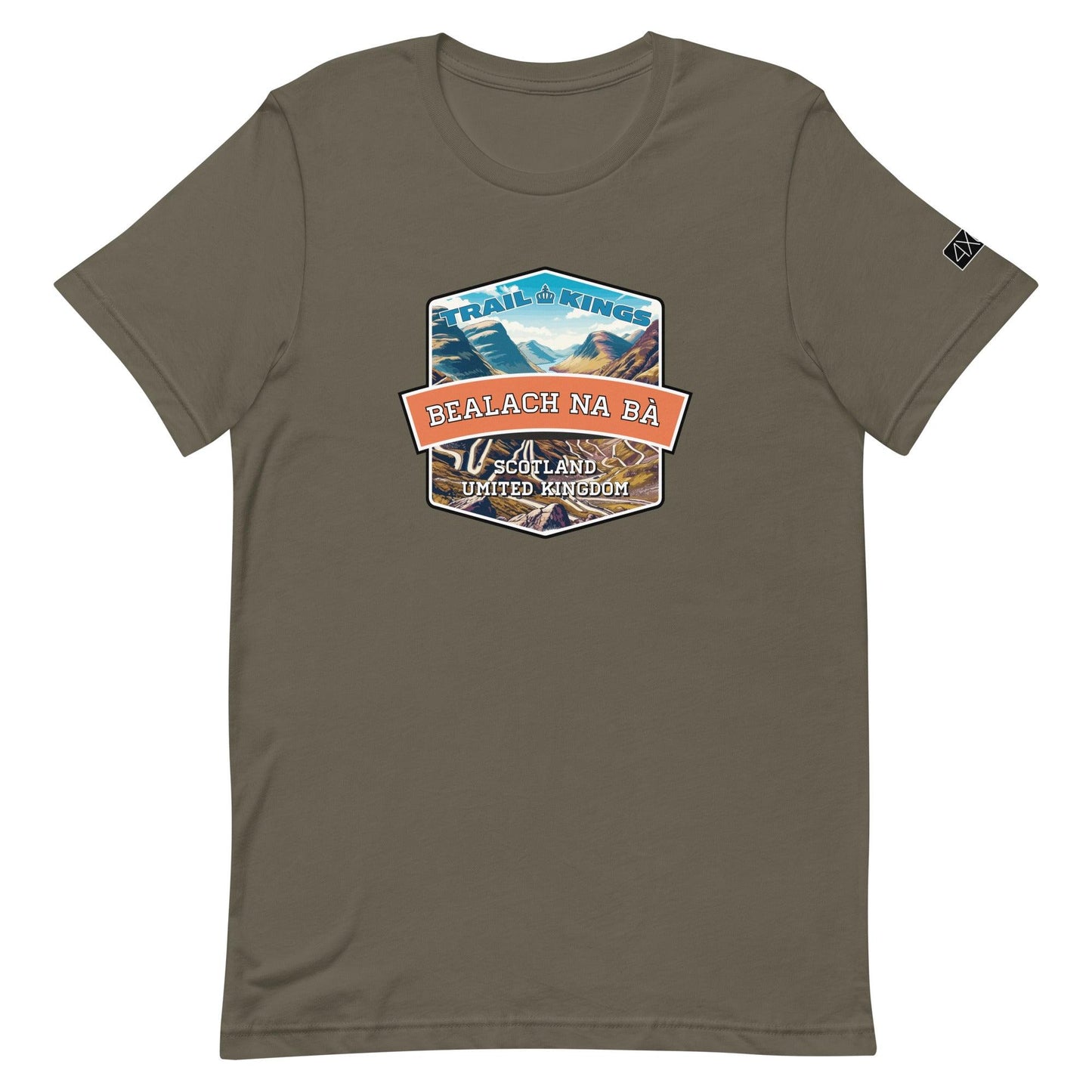 Trail Kings: Bealach Na Bà - Unisex t-shirt in army