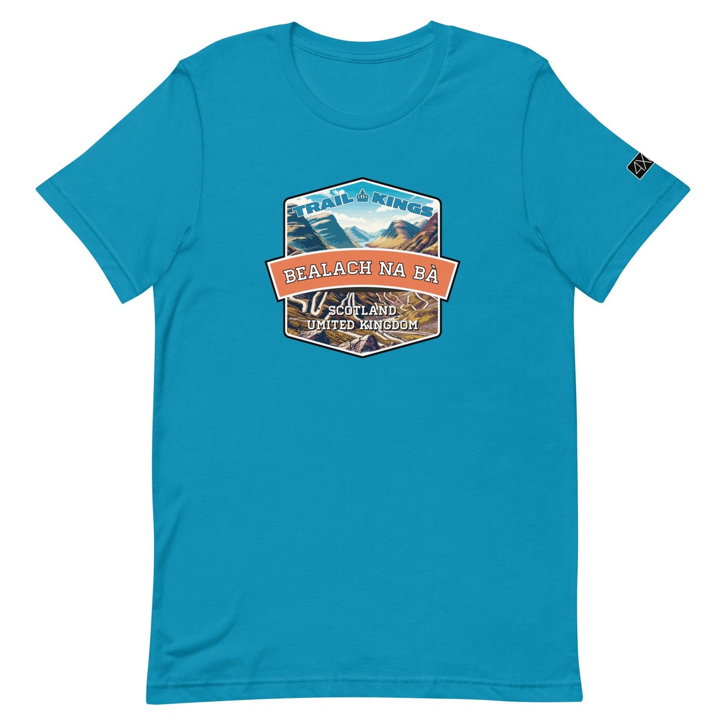 Trail Kings: Bealach Na Bà - Unisex t-shirt in aqua