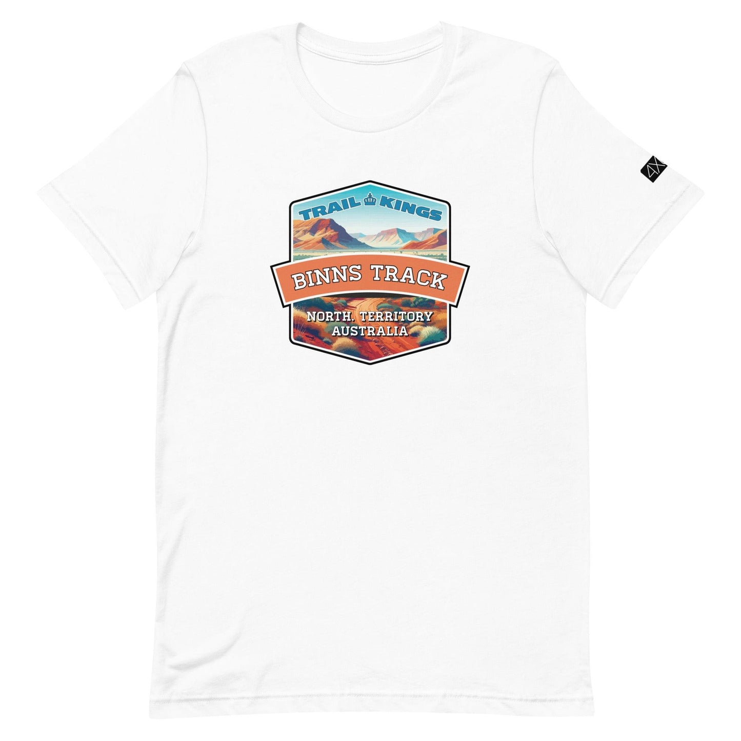 Trail Kings: Binns Track - Unisex t-shirt in white