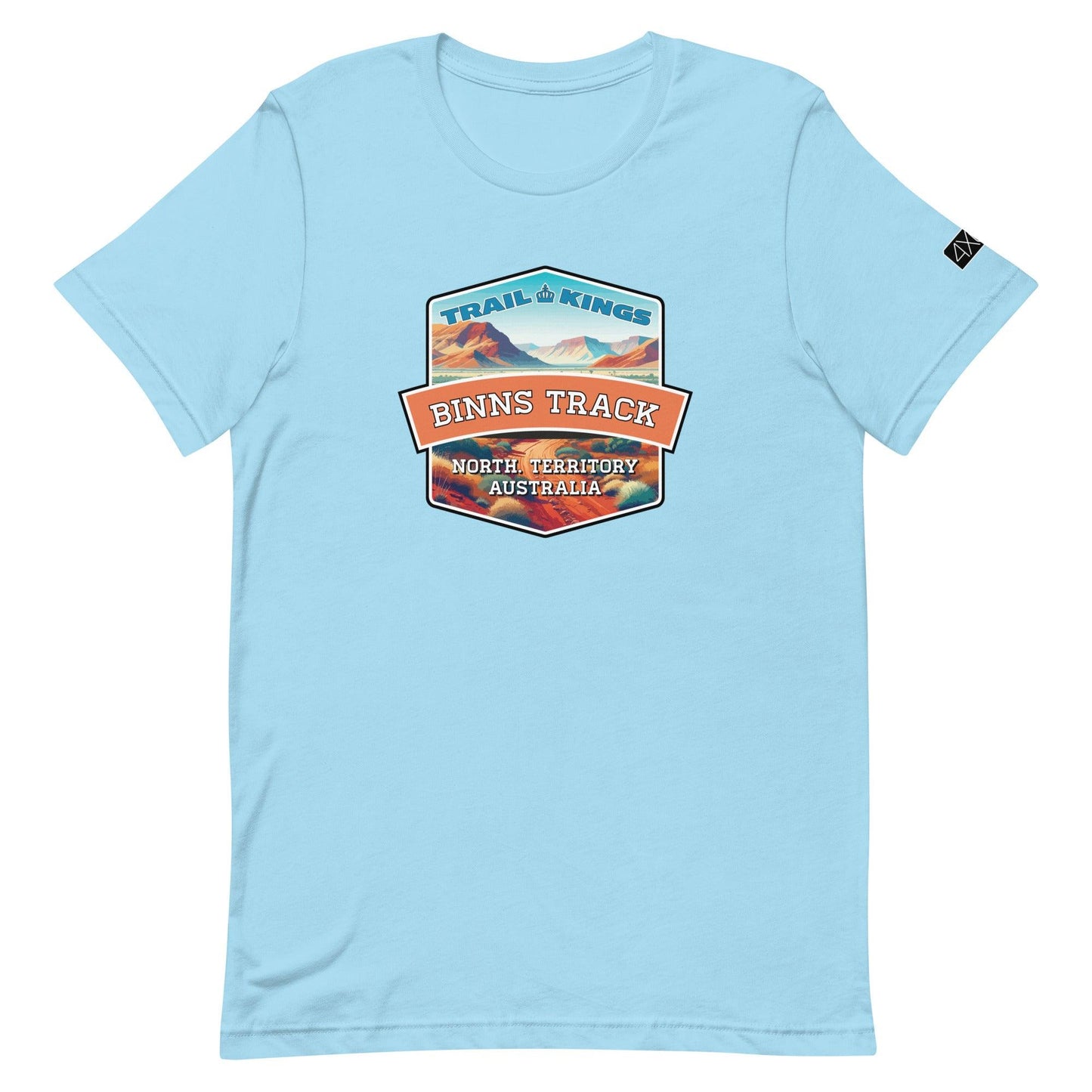 Trail Kings: Binns Track - Unisex t-shirt in ocean blue