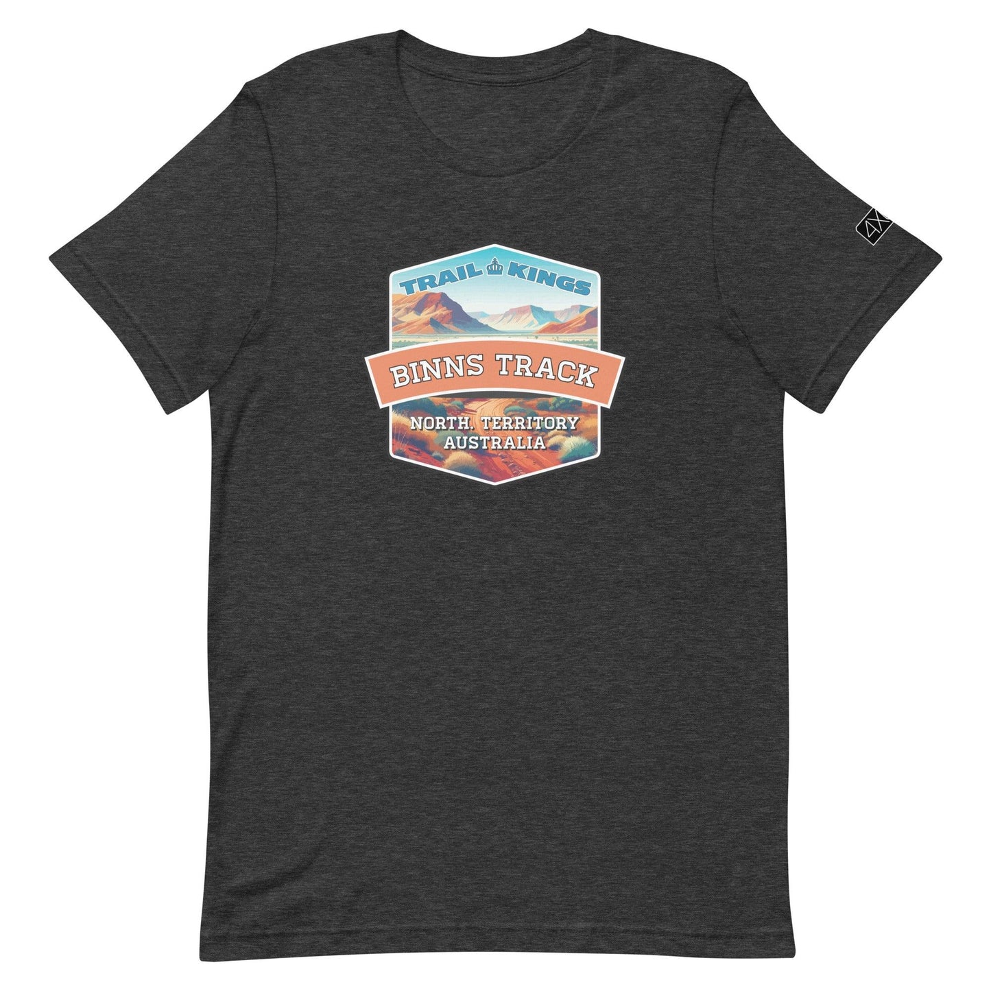 Trail Kings: Binns Track - Unisex t-shirt in dark grey heather