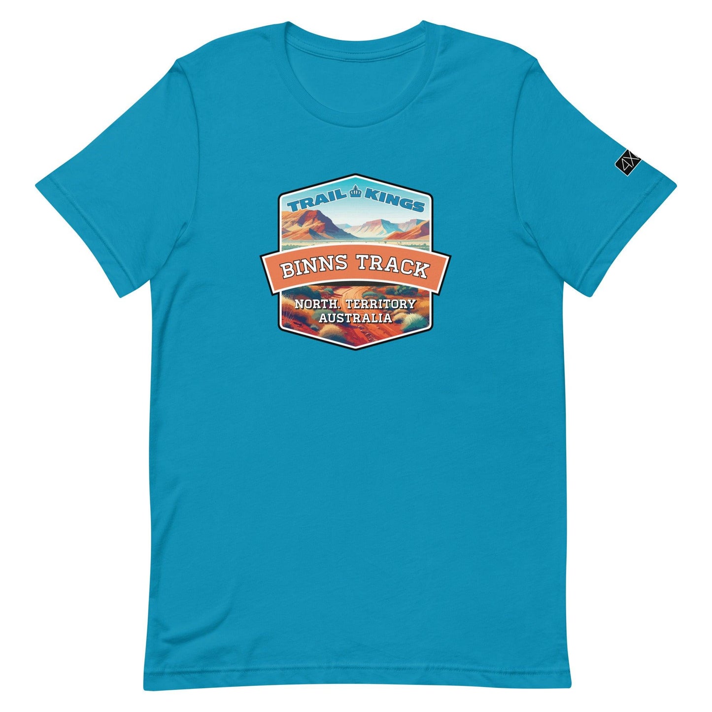 Trail Kings: Binns Track - Unisex t-shirt in aqua