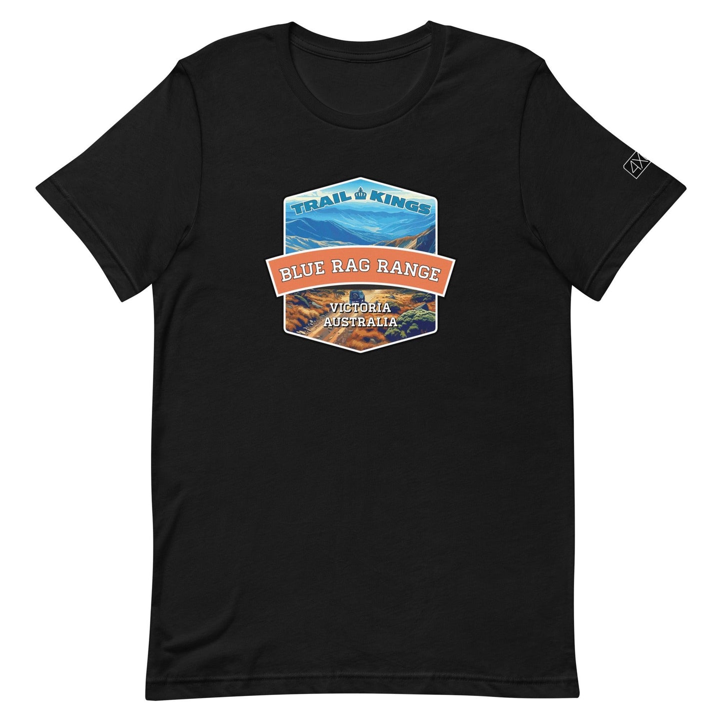 Trail Kings: Blue Rag Range - Unisex t-shirt in black