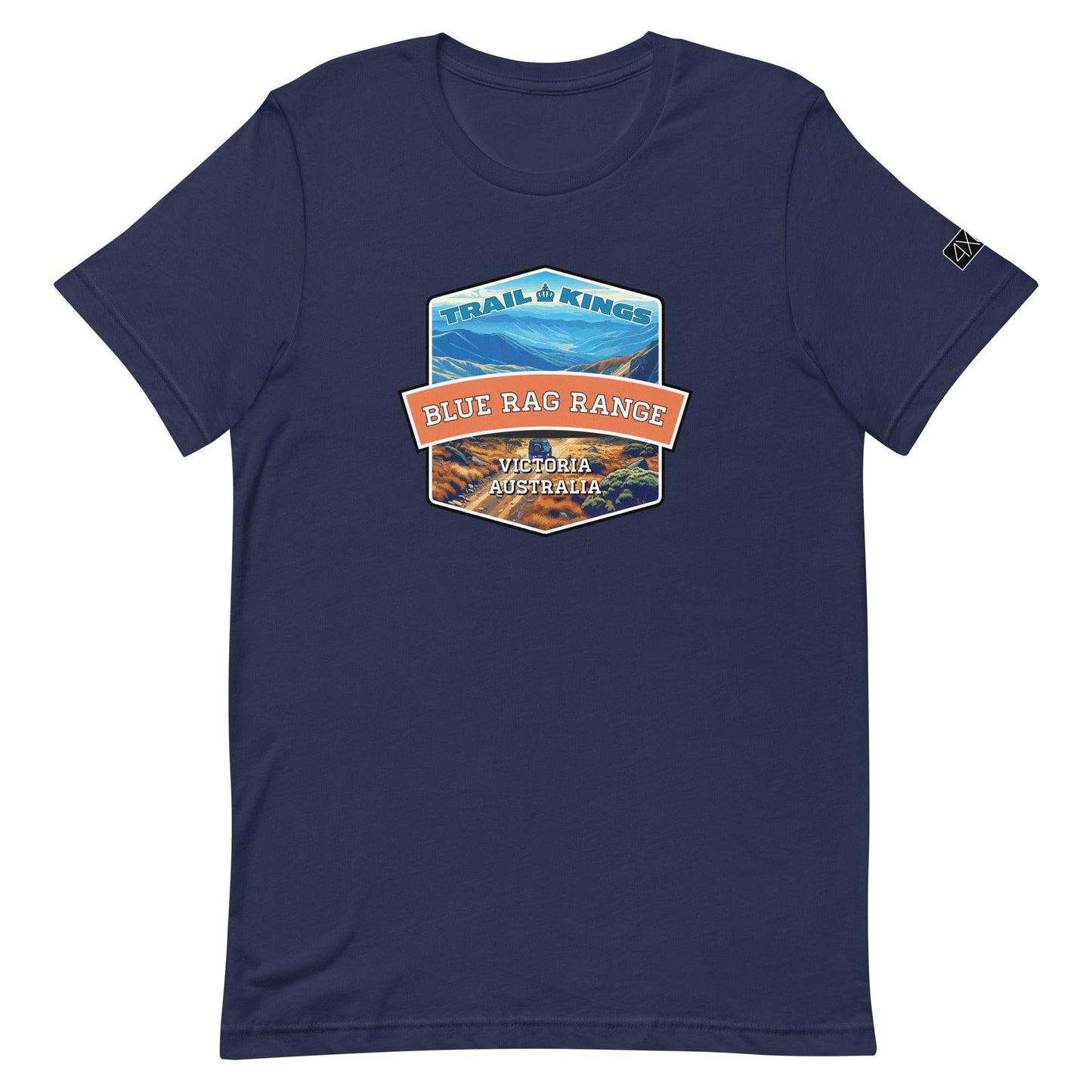 Trail Kings: Blue Rag Range - Unisex t-shirt in navy