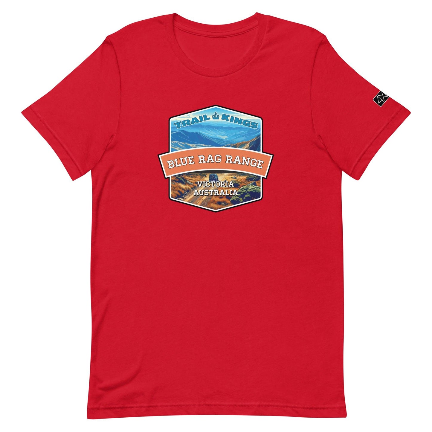 Trail Kings: Blue Rag Range - Unisex t-shirt in red