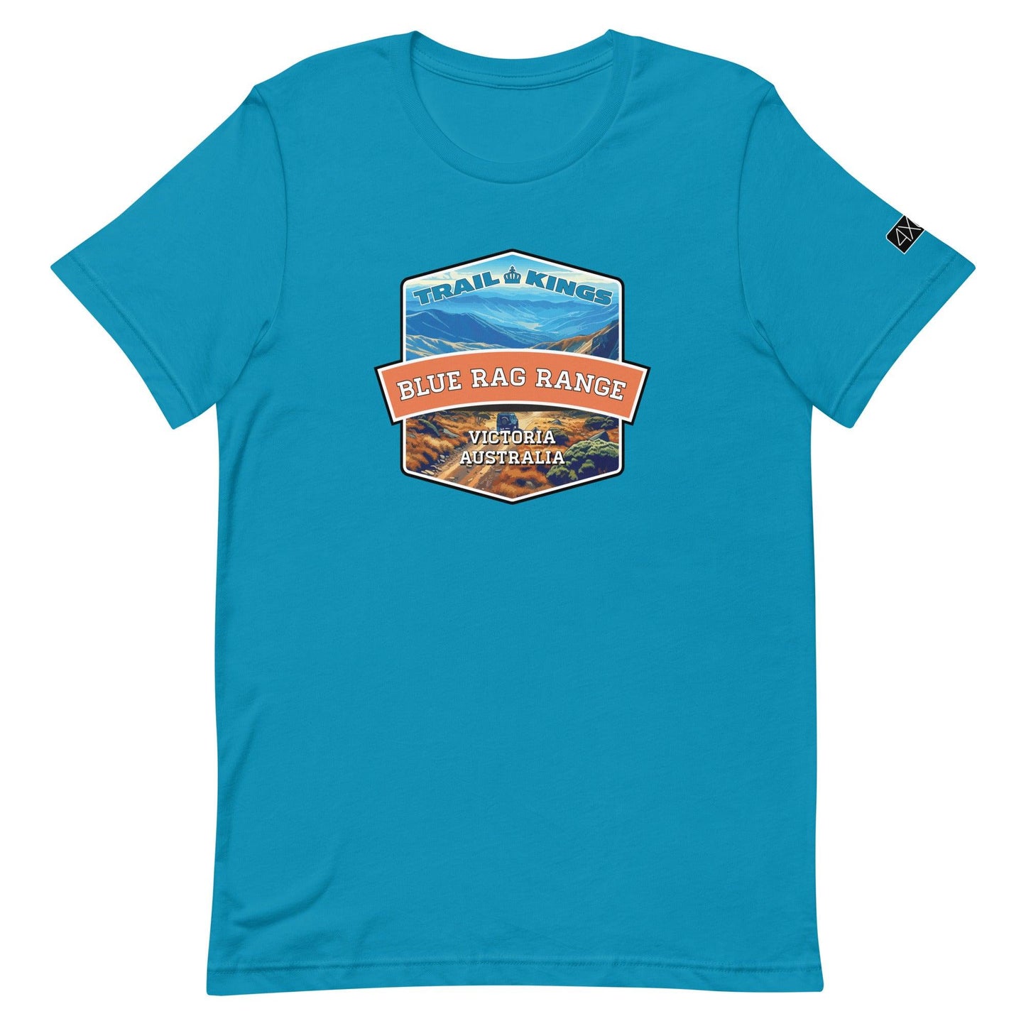 Trail Kings: Blue Rag Range - Unisex t-shirt in aqua