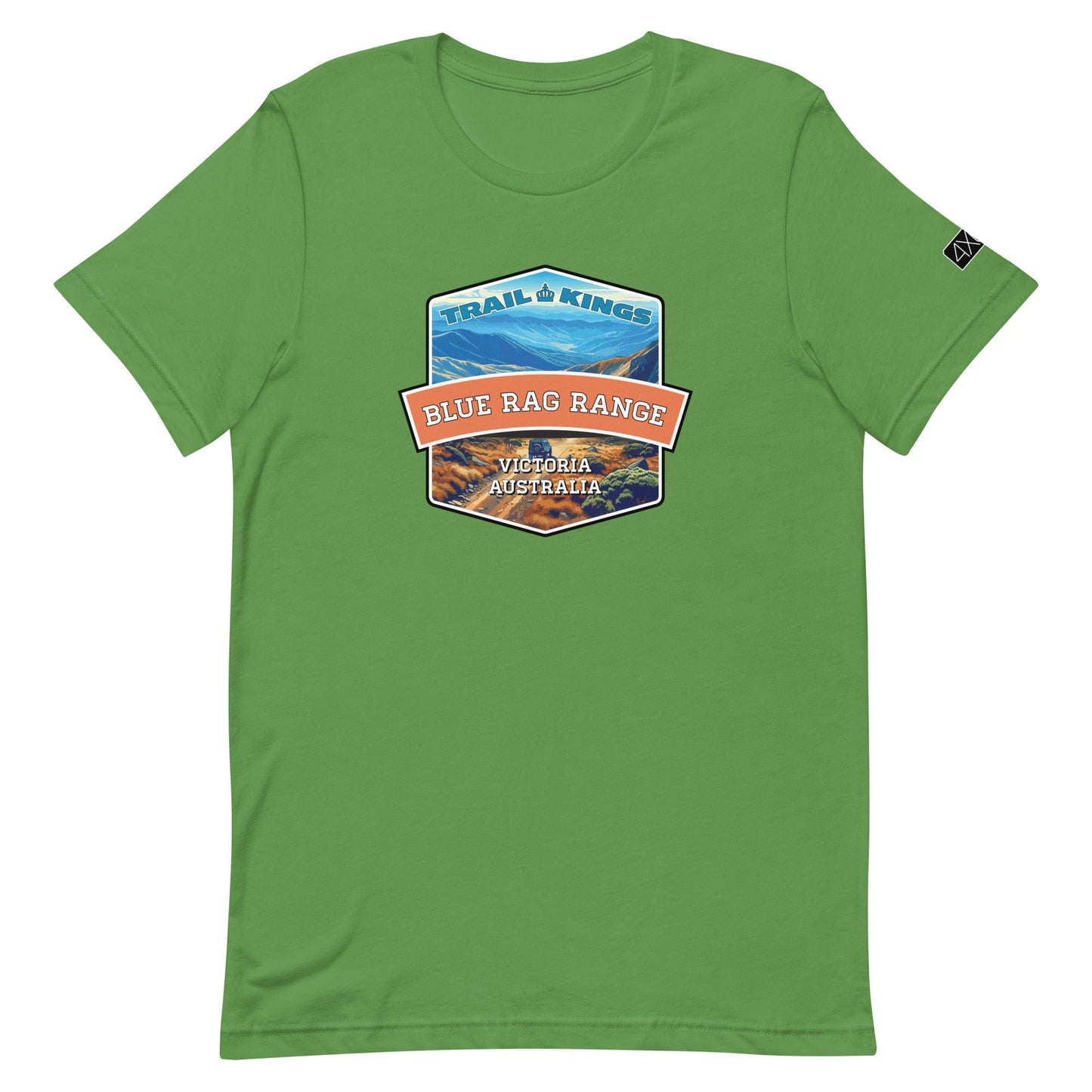 Trail Kings: Blue Rag Range - Unisex t-shirt in leaf