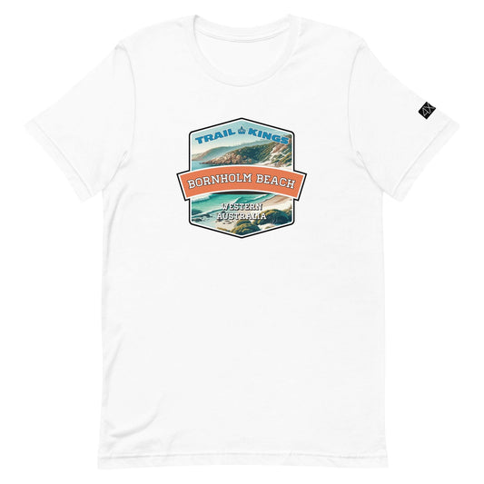 Trail Kings: Bornholm Beach - Unisex t-shirt in white