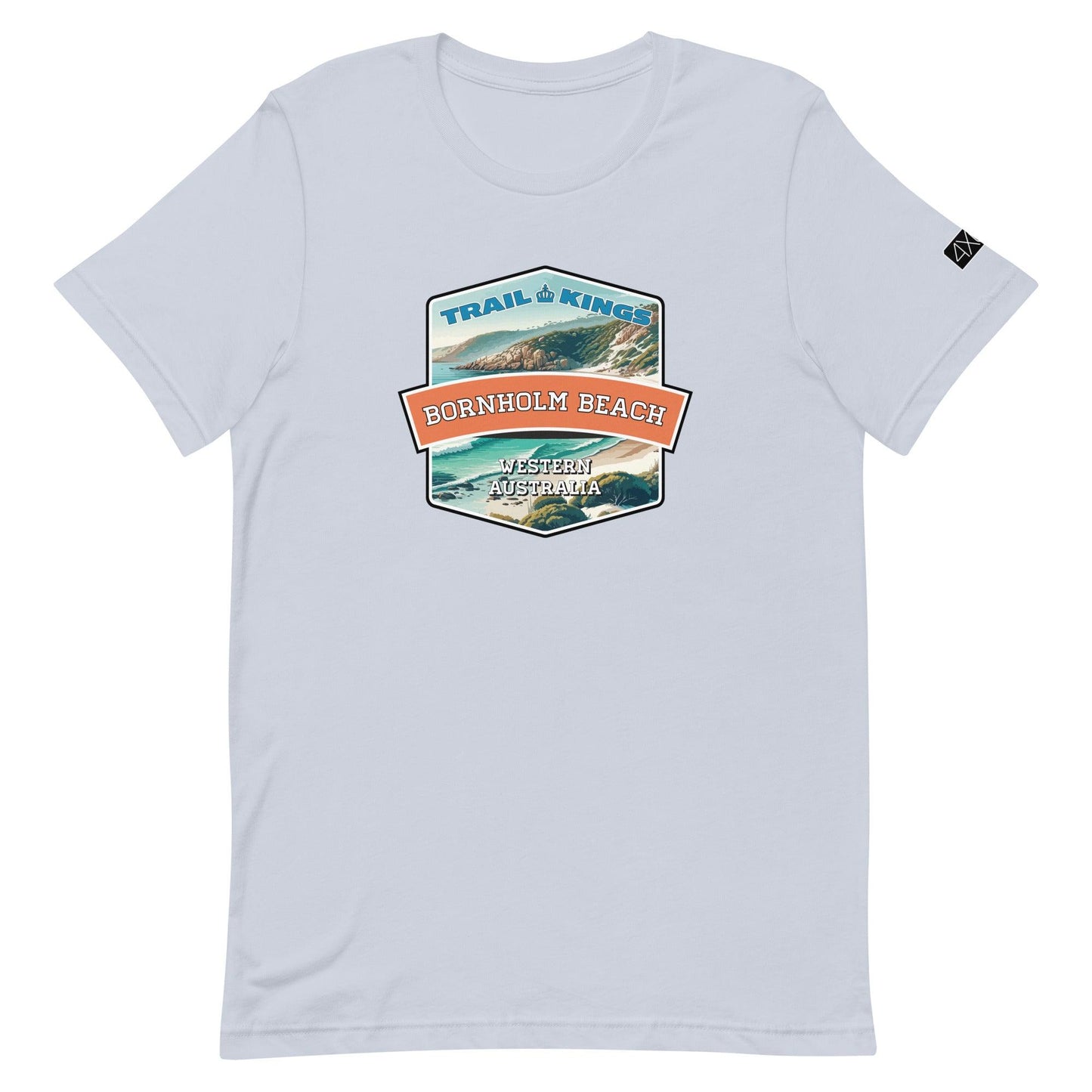 Trail Kings: Bornholm Beach - Unisex t-shirt in light blue