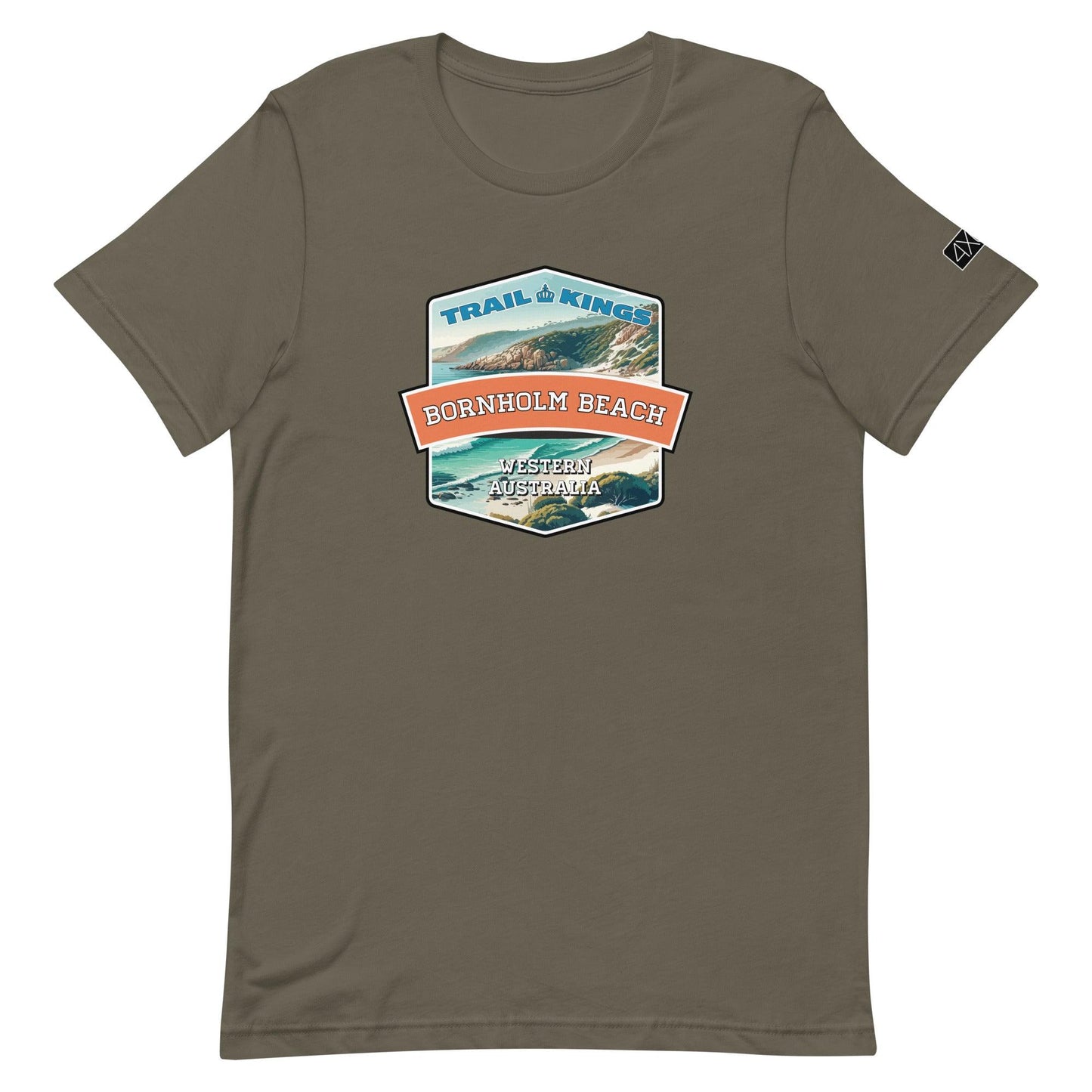 Trail Kings: Bornholm Beach - Unisex t-shirt in army